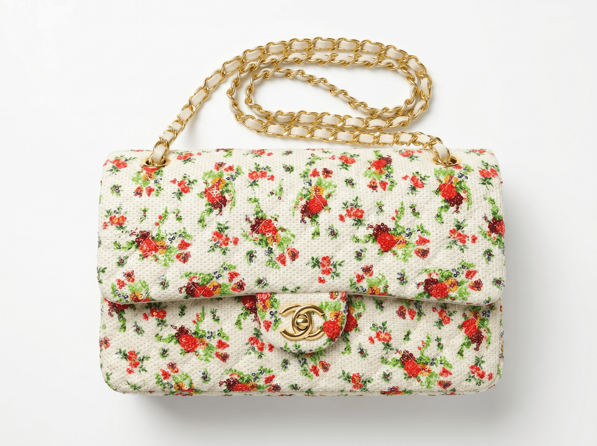 โจ Chanel Garden Bloom Classic Flap Bag ๐บ๐ค - MASTERPIECE
