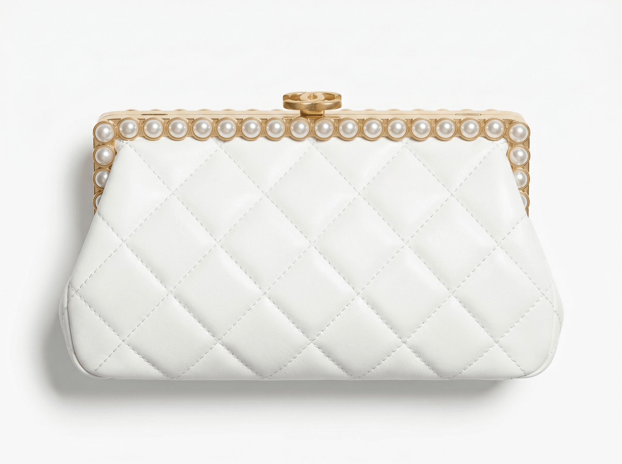 🤍 Chanel Pearl Royale Quilted Clutch 🤍 - MASTERPIECE