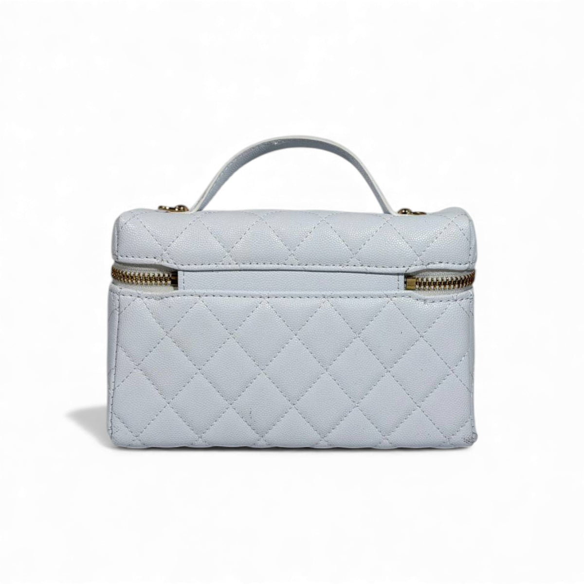 Chanel Vanity Case Bag — White - MASTERPIECE