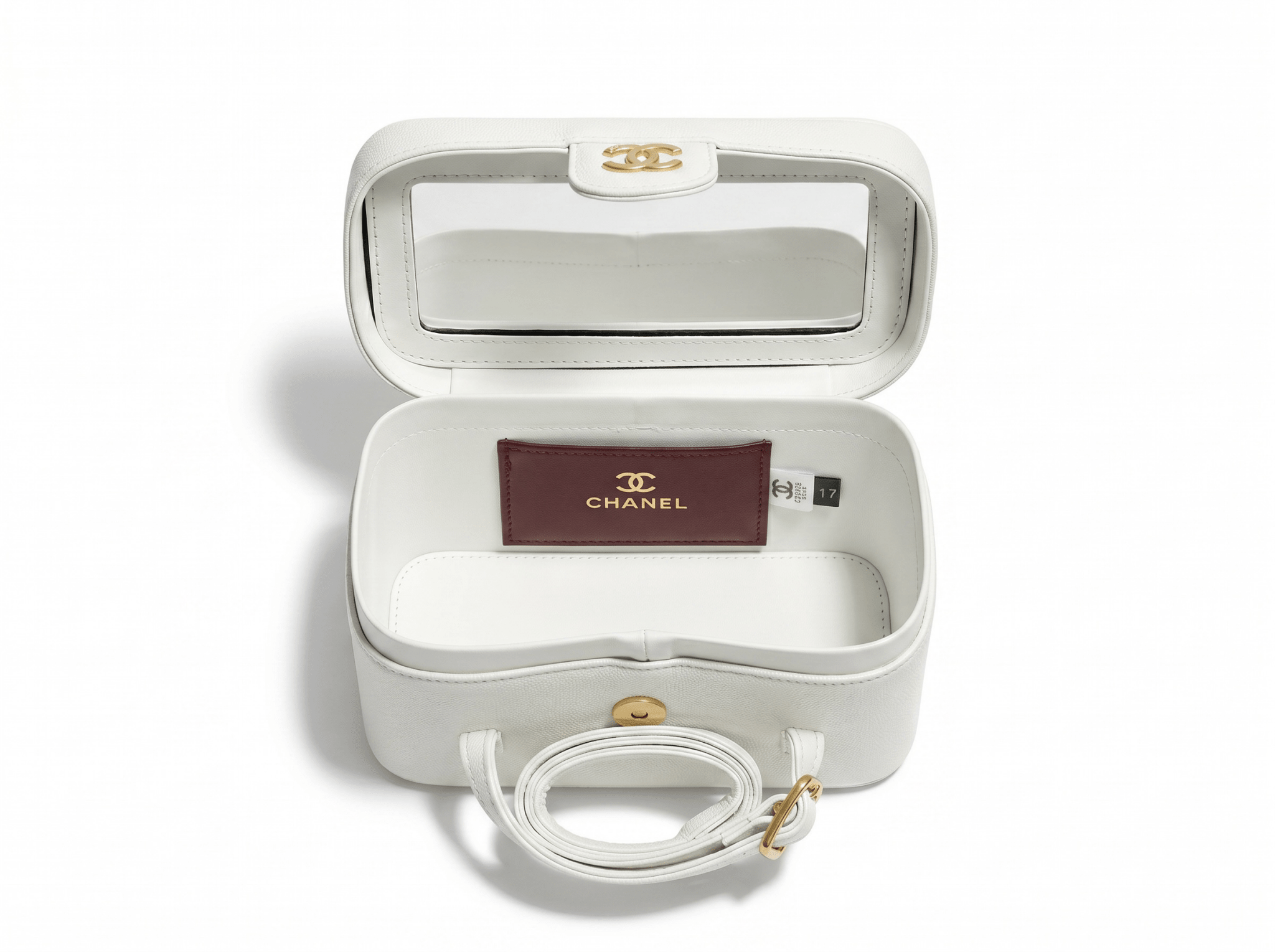 🤍 Chanel White Vintage Vanity Shoulder Bag 🤍 - MASTERPIECE