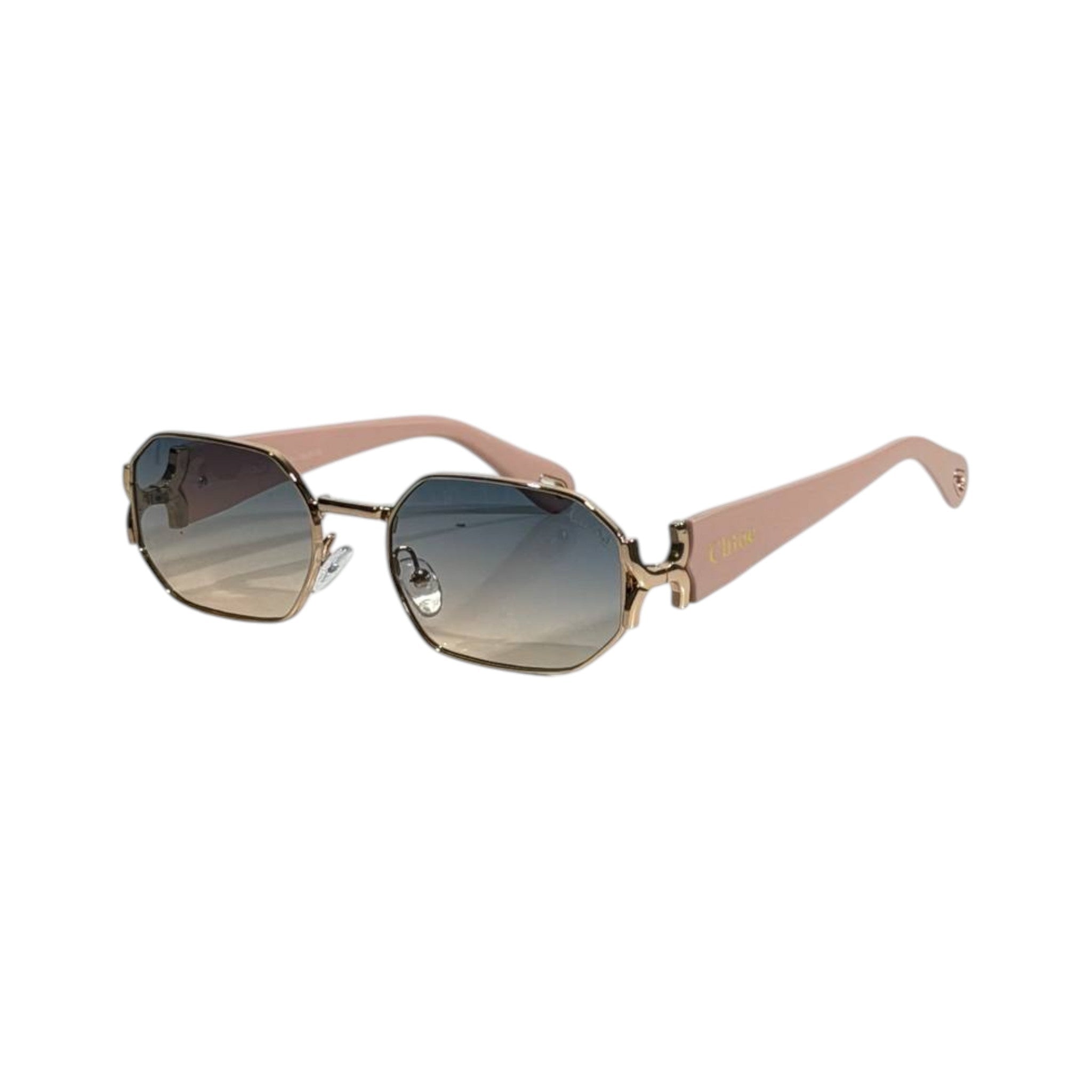 Chloé Gradient Sunglasses – Nude & Gold Luxury Eyewear 🕶️✨ - MASTERPIECE