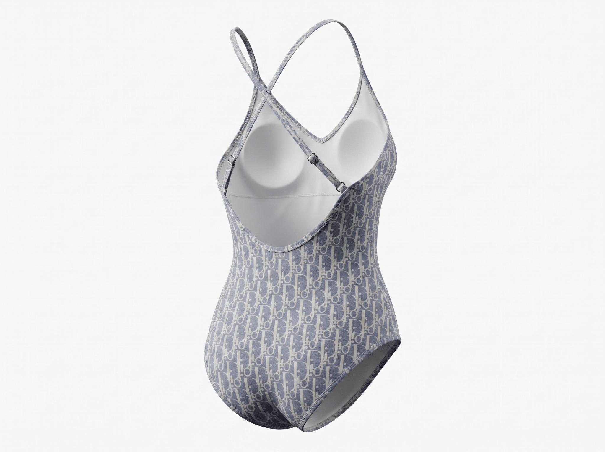 Christian Dior Oblique One-Piece Swimsuit 💙🤍🌊 - MASTERPIECE