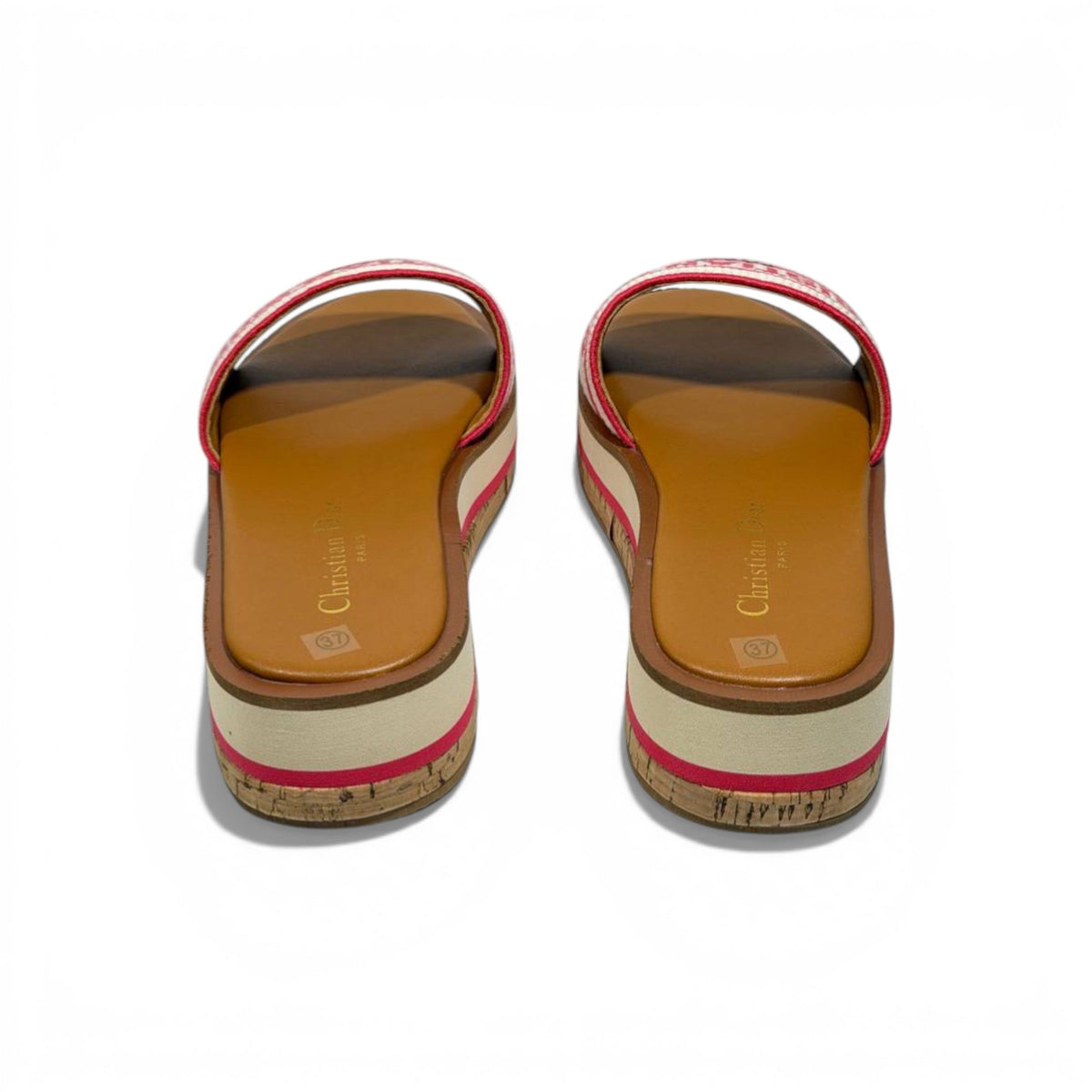 Christian Dior Paris Platform Slides – hot pink Logo Designer Sandals ❤️✨ | Luxury Summer Comfort Slides - MASTERPIECE