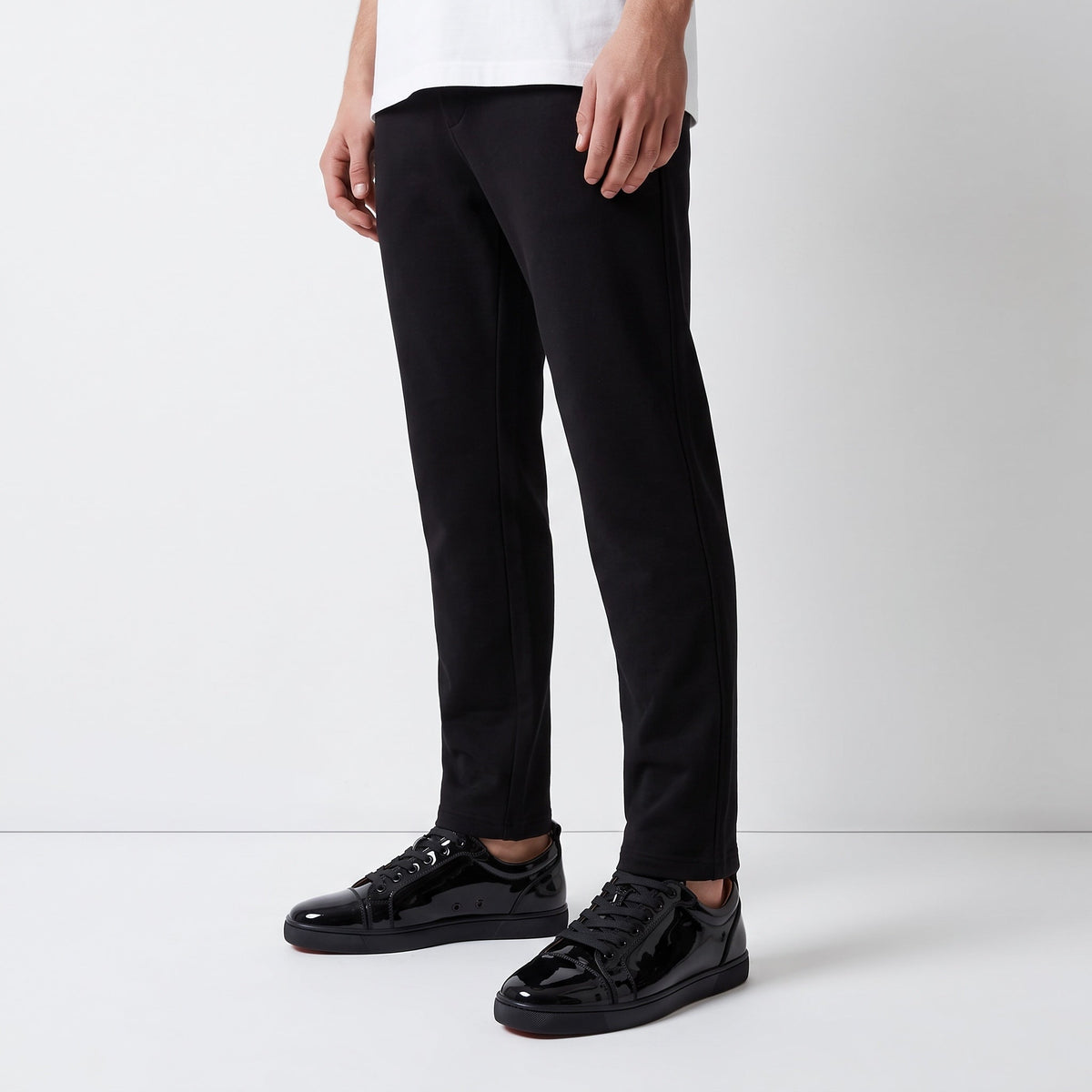 Christian Louboutin Patent Sneaker — Black & Red - MASTERPIECE