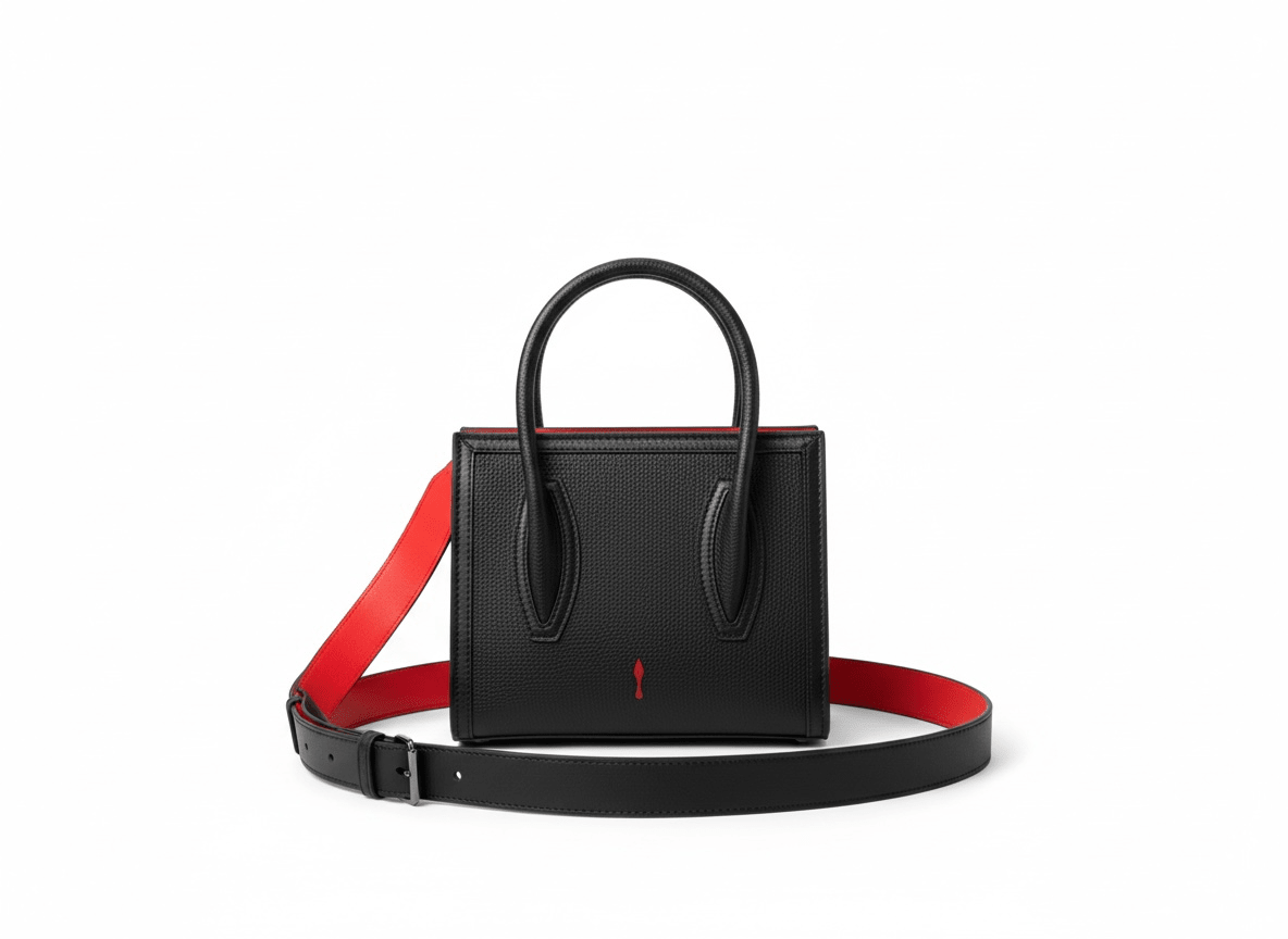 Christian Louboutin Studded Mini Tote 🖤🔥 | Bold Luxury Statement - MASTERPIECE