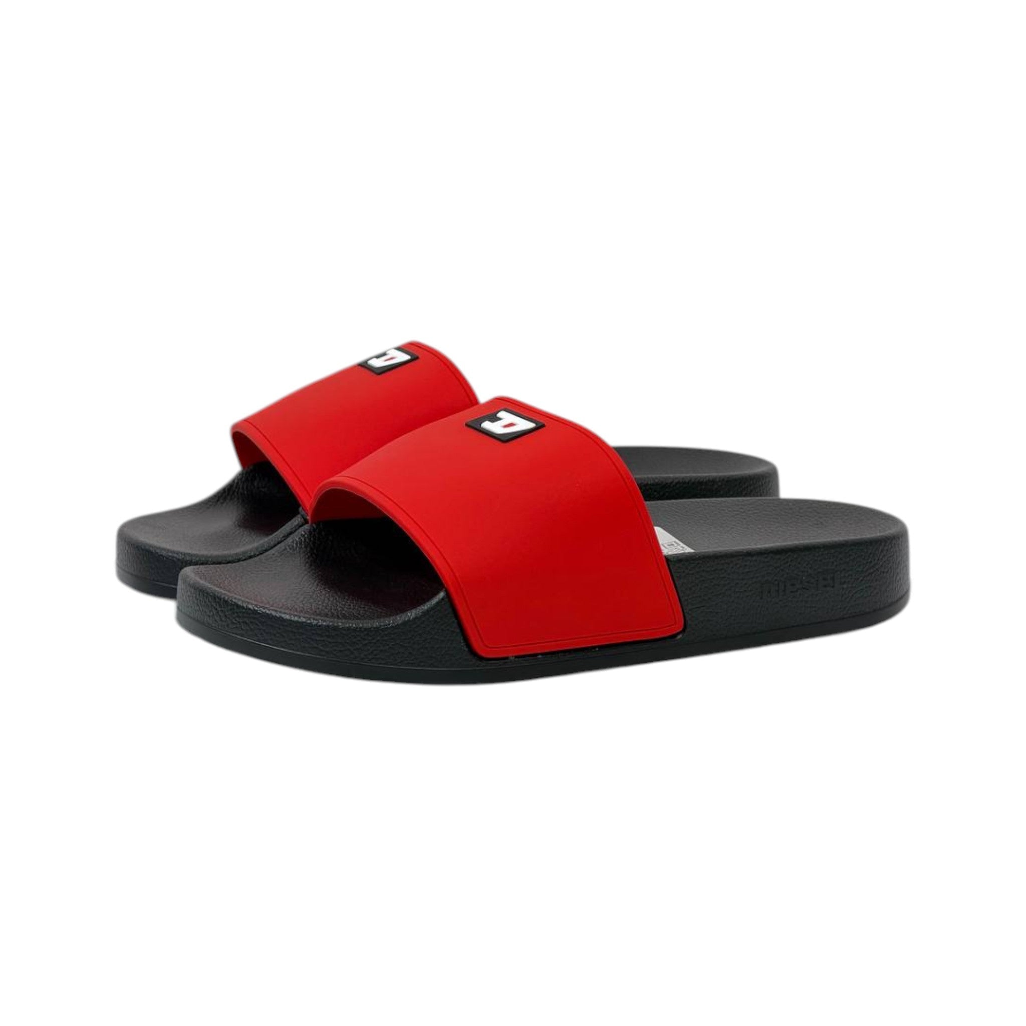 Diesel Essential Slides – Red & Black Edition 🔴⚫🔥 - MASTERPIECE
