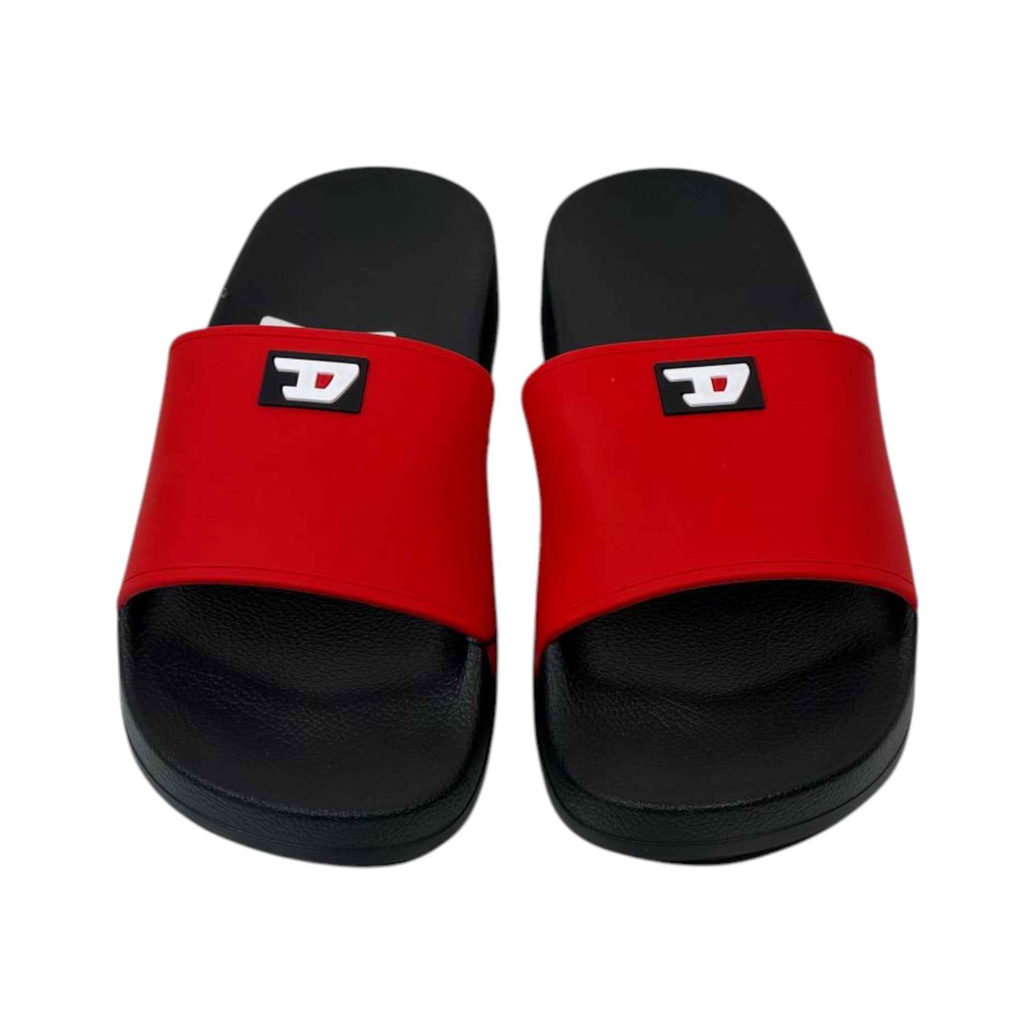 Diesel Essential Slides – Red & Black Edition 🔴⚫🔥 - MASTERPIECE