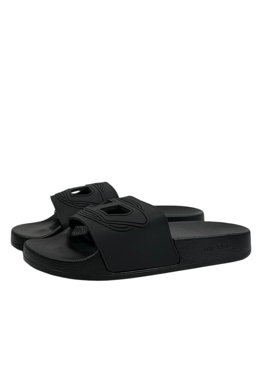 DIESEL Slides – All Black Industrial Edition 🖤⚙️ - MASTERPIECE
