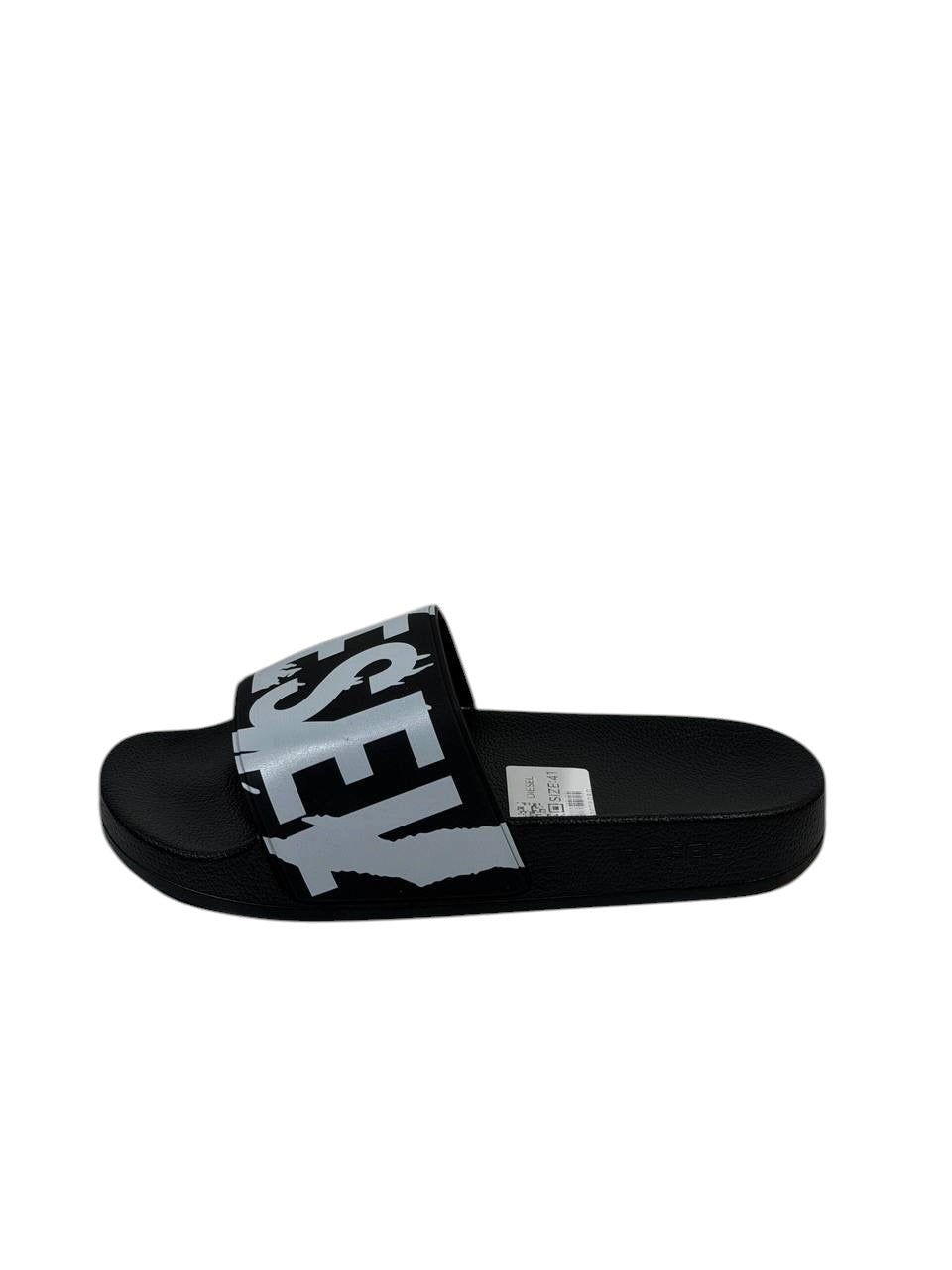 DIESEL Slides – Black & White Logo Edition ⚫⚪ - MASTERPIECE