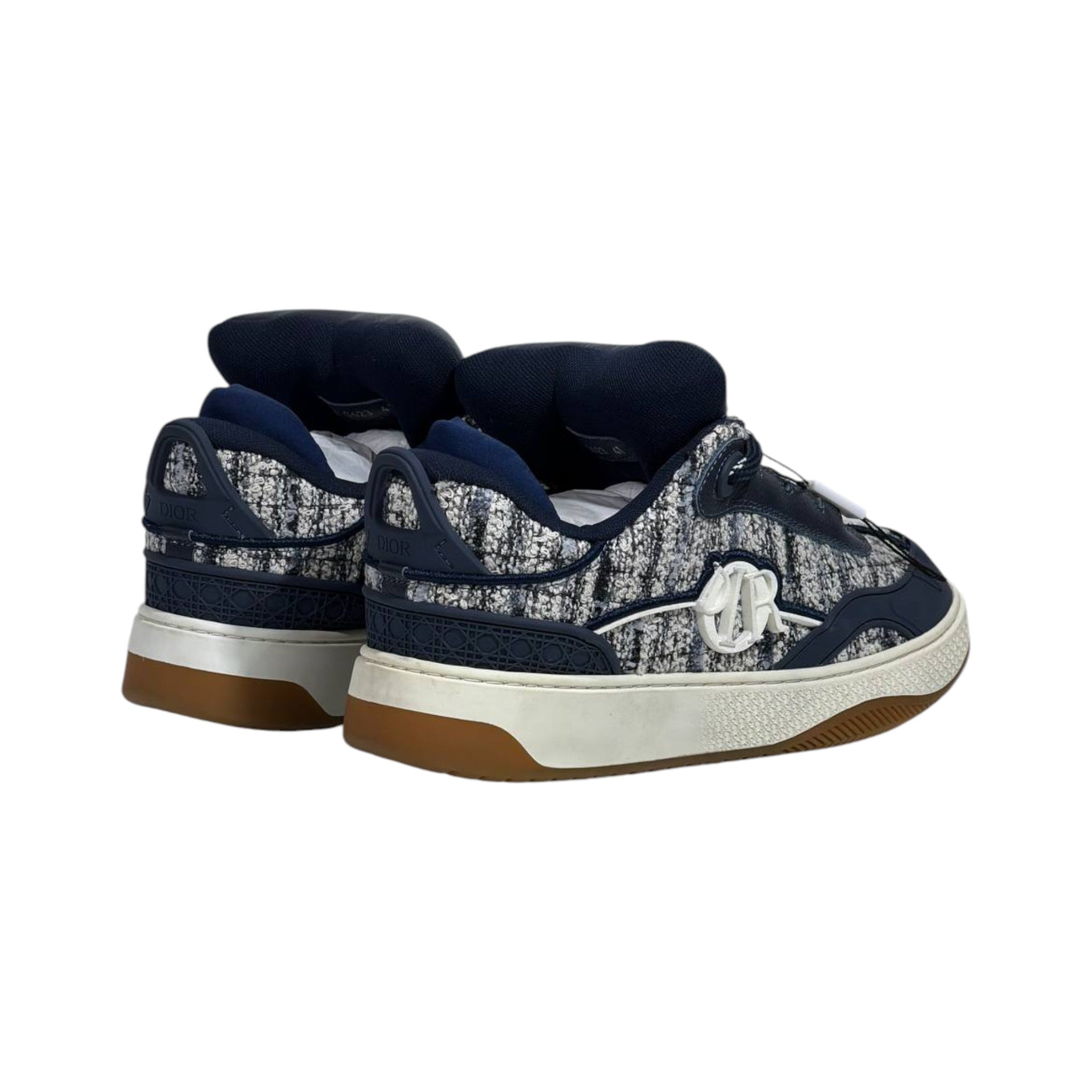 🤍 Dior B27 Tweed Low-Top Sneakers 👟✨ - MASTERPIECE