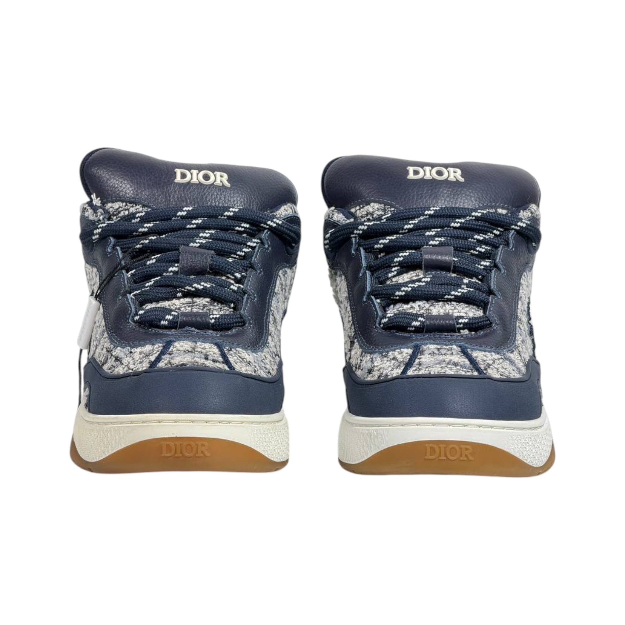 🤍 Dior B27 Tweed Low-Top Sneakers 👟✨ - MASTERPIECE