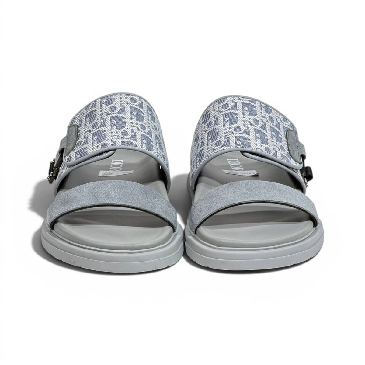 Dior Oblique Grey Slide Sandals – Luxury Designer Summer Slippers ✨🩶 - MASTERPIECE