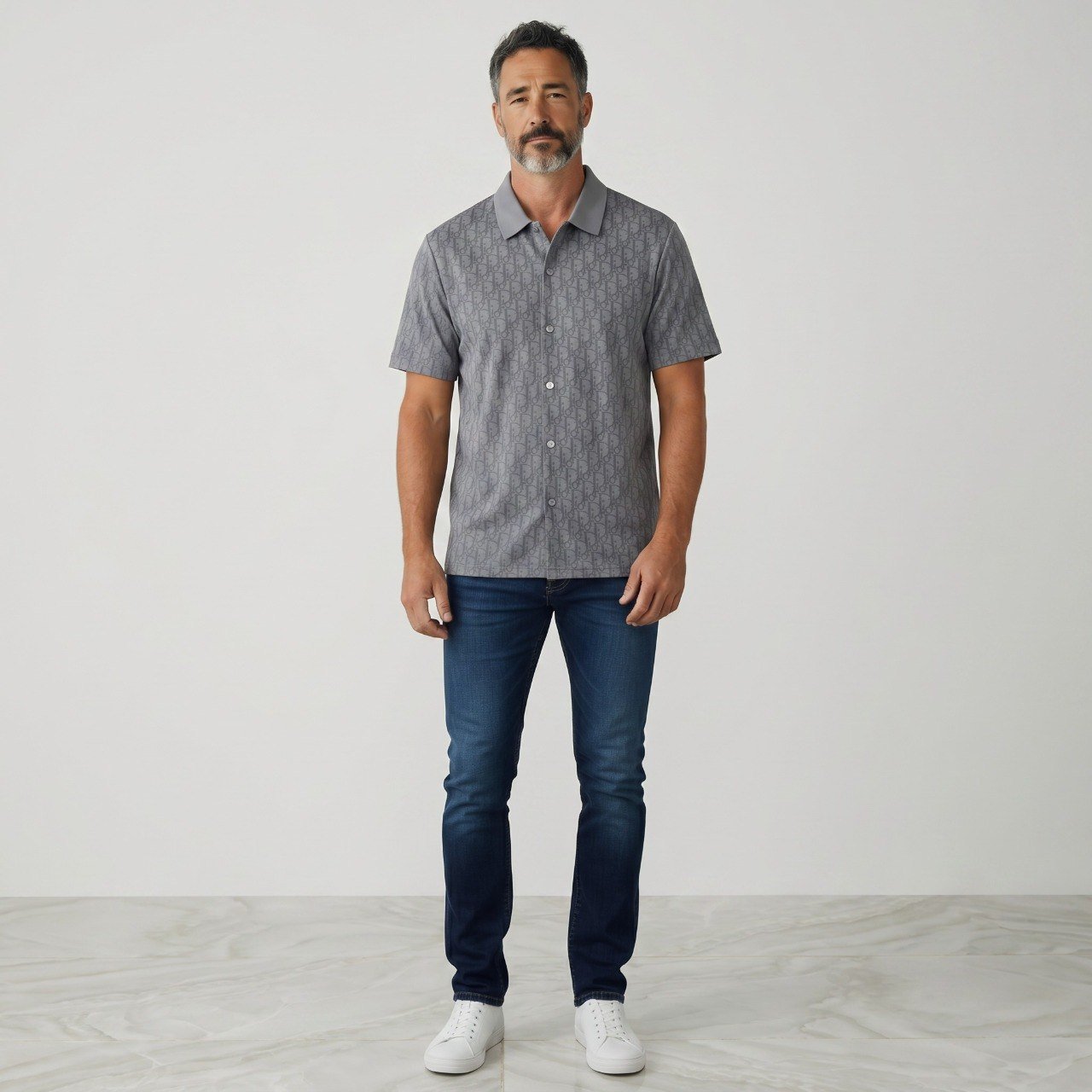 ✨ Dior Oblique Monogram Short Sleeve Shirt – Modern Luxury Statement - MASTERPIECE