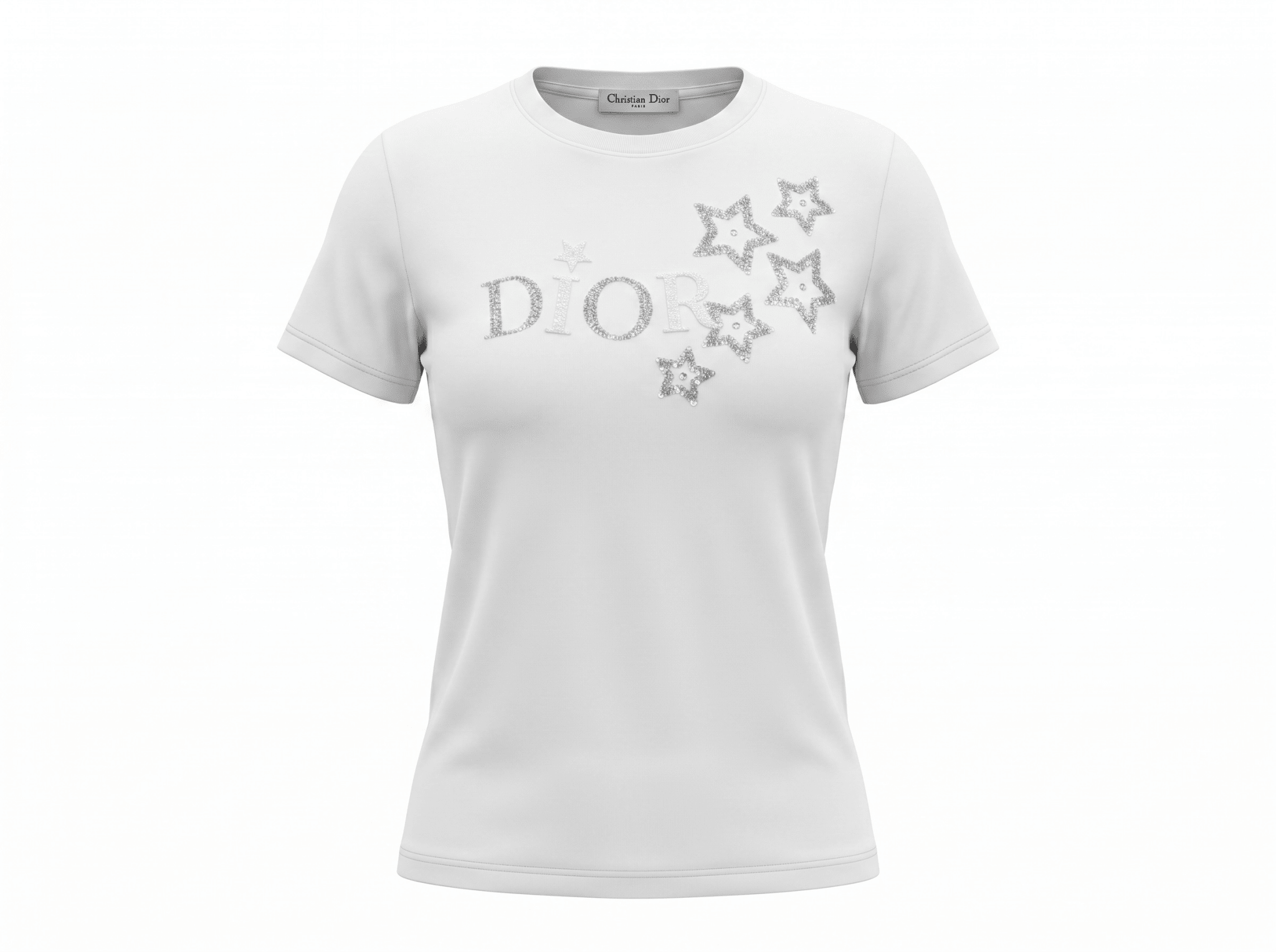 🤍 Dior Star Logo Cotton T-Shirt - MASTERPIECE