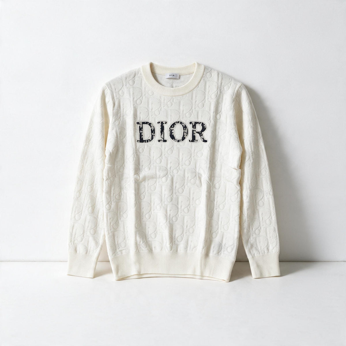 Dior Sweater – Cream Monogram Crewneck 🤍 - MASTERPIECE