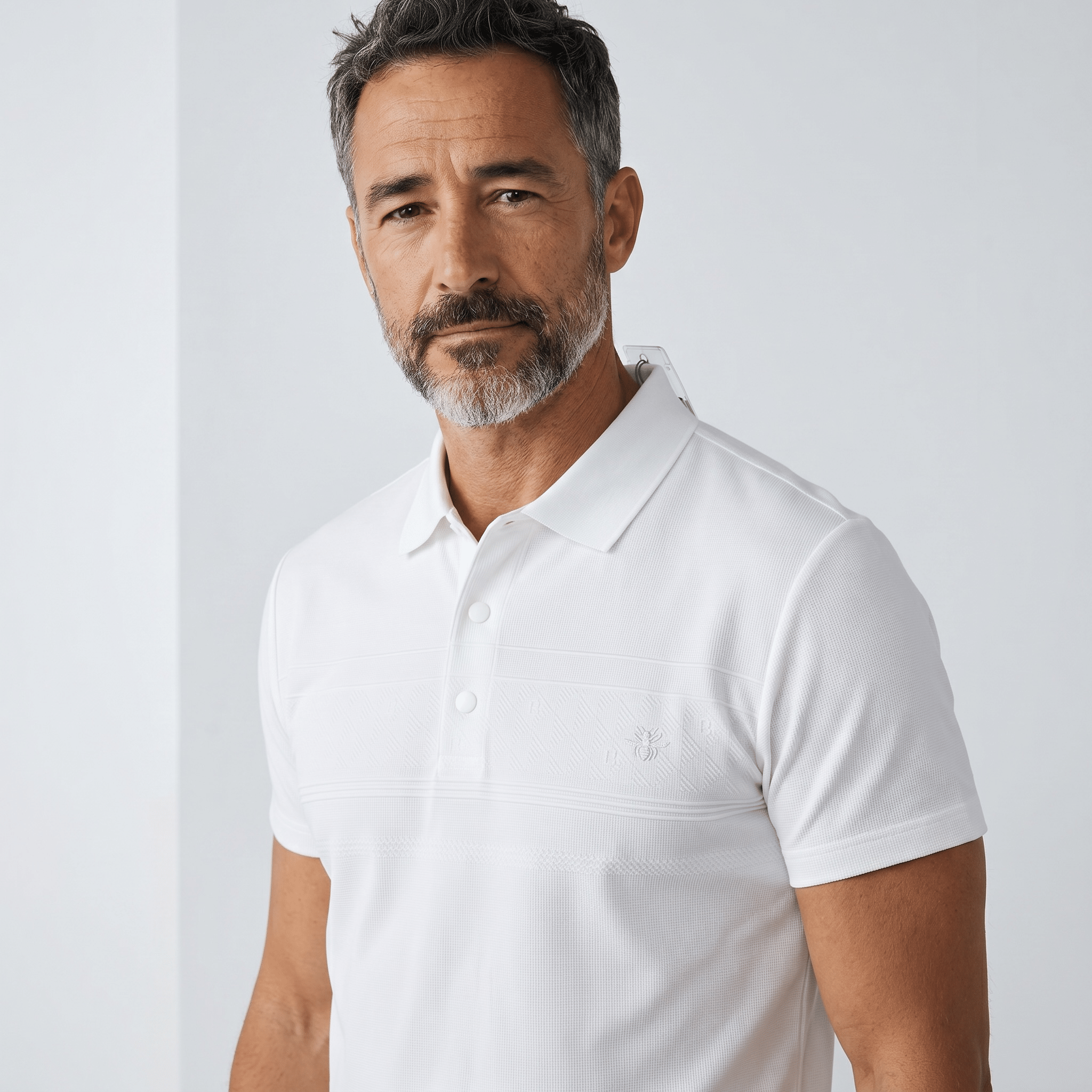 🤍✨ Dior White Luxury Polo Shirt – Premium Smart Casual Essential 👔🔥 - MASTERPIECE