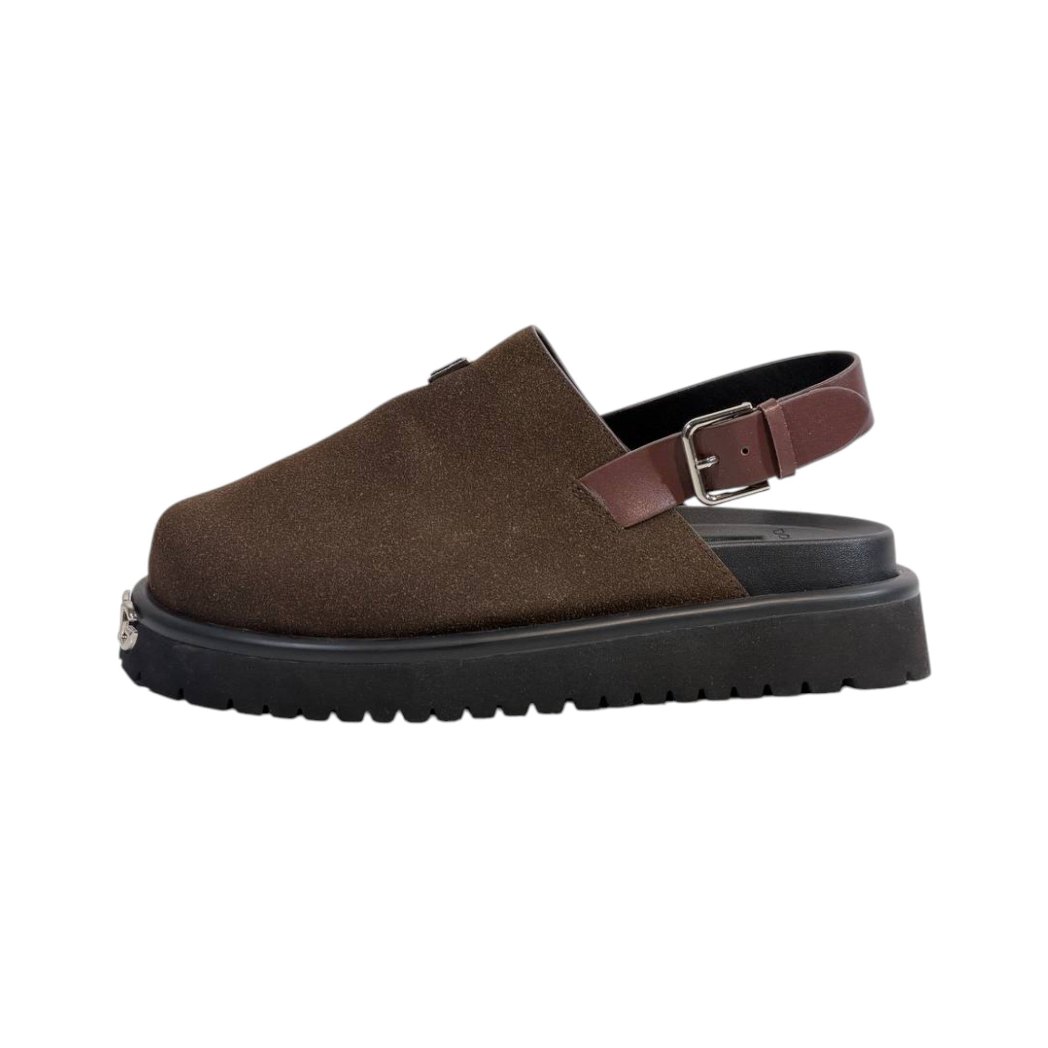 🥿 Dolce & Gabbana Brown Suede Mule Sandals | Luxury Comfort 🤎 - MASTERPIECE