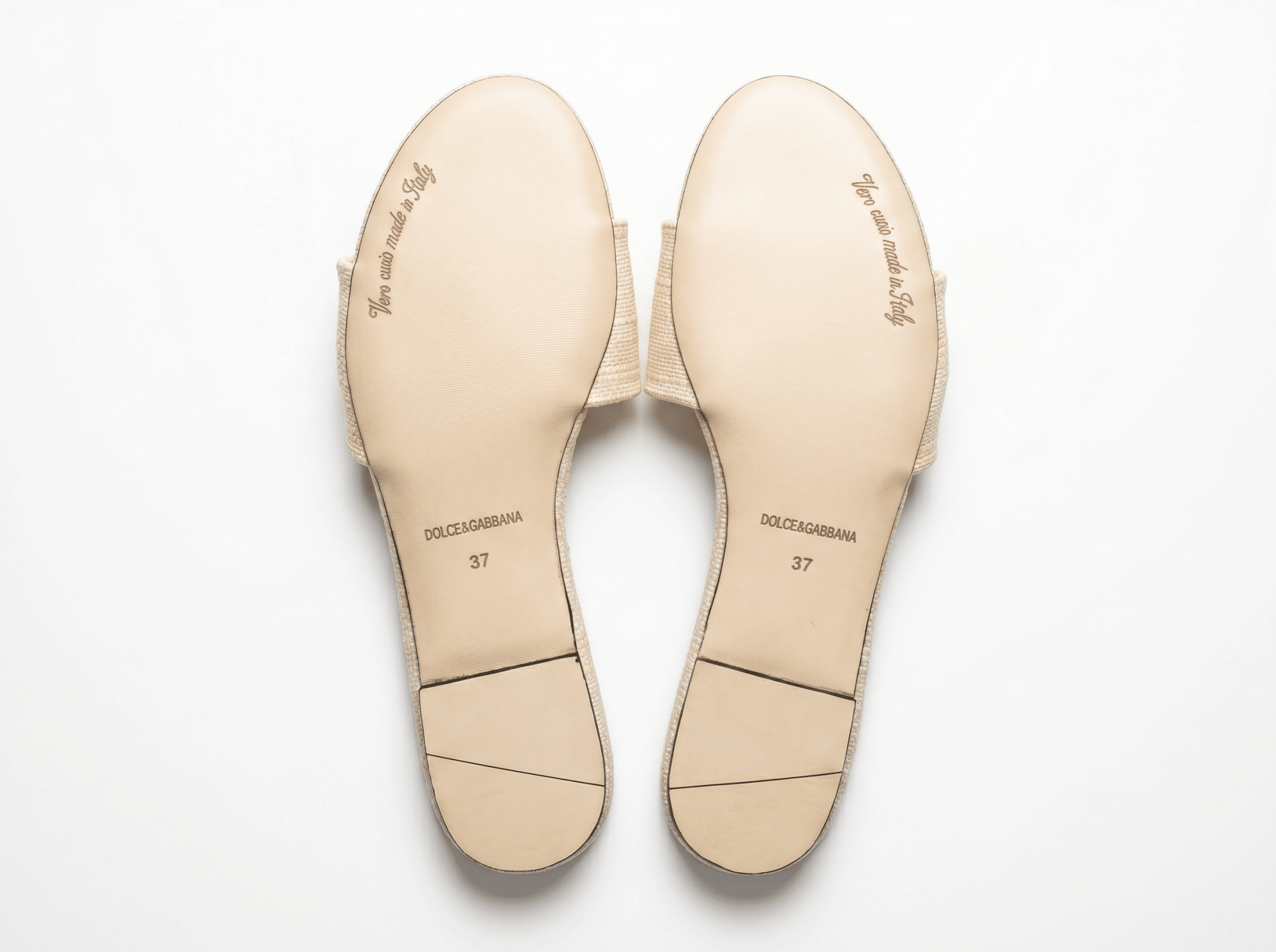 Dolce & Gabbana DG Raffia Slide Sandals – Blush Pink 🌸✨ - MASTERPIECE