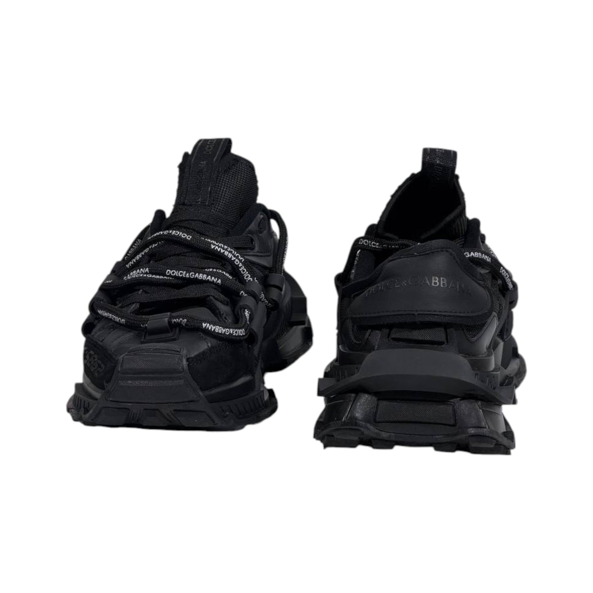 🖤🔥 Dolce & Gabbana DG-S862 Tactical Luxury Sneakers – Triple Black Edition 👟⚡ - MASTERPIECE