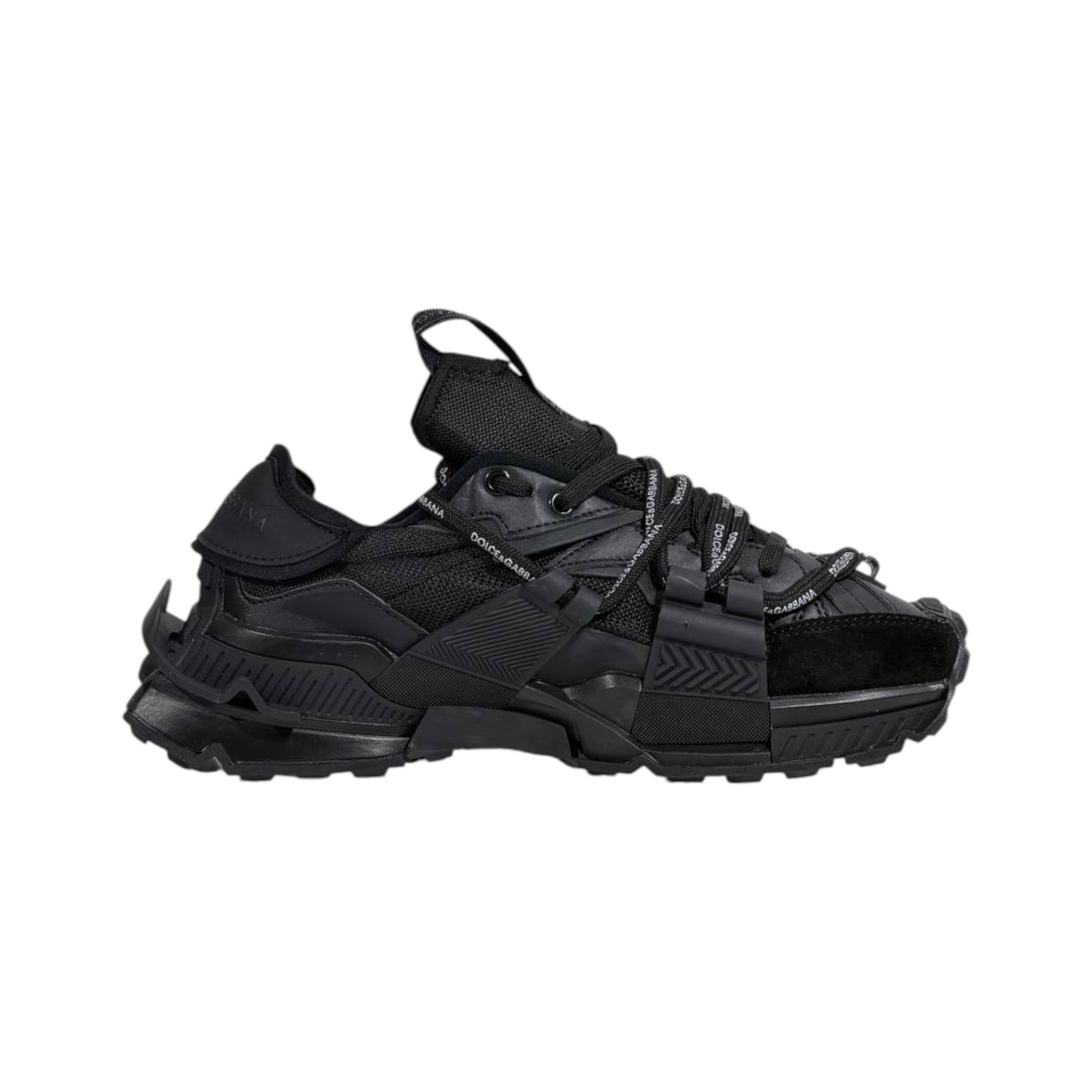 🖤🔥 Dolce & Gabbana DG-S862 Tactical Luxury Sneakers – Triple Black Edition 👟⚡ - MASTERPIECE