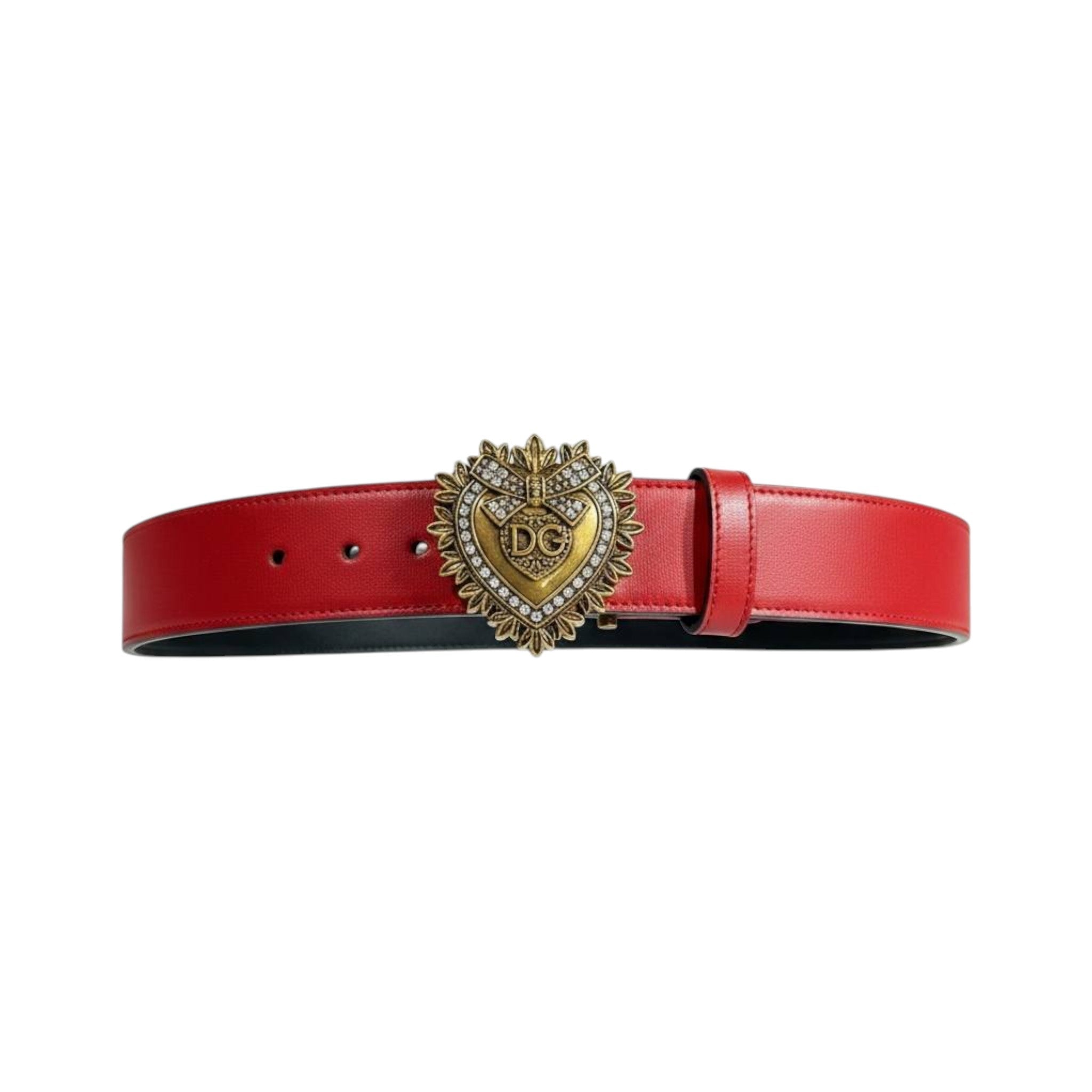 Dolce & Gabbana Inspired Red Luxury Belt 125CM ❤️✨ Premium Double Face Designer Style Belt - MASTERPIECE