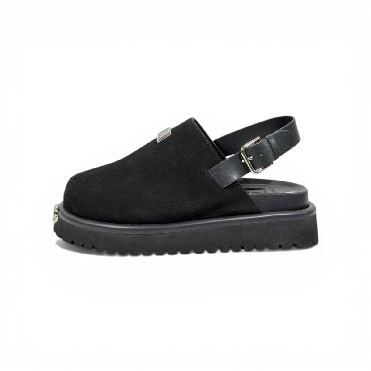 DOLCE & GABBANA Luxury Black Slingback Clogs – DG Logo Statement & Premium Chunky Sole 👟✨ - MASTERPIECE