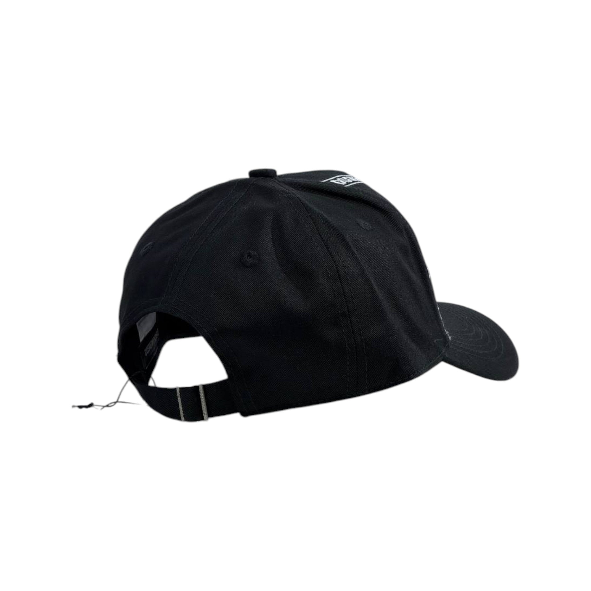 🖤 Dsquared2 Tape Logo Black Cap | Luxury Streetwear Hat 🧢 - MASTERPIECE