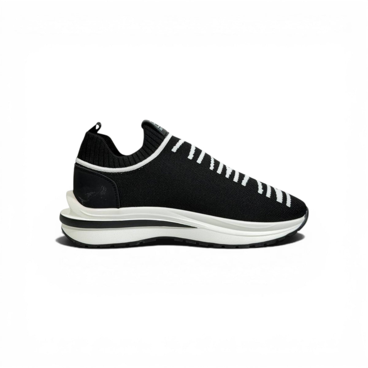 EA7 Armani Exchange-Inspired Slip-On Sneakers – Bold Logo Black Edition 🖤🔥 - MASTERPIECE
