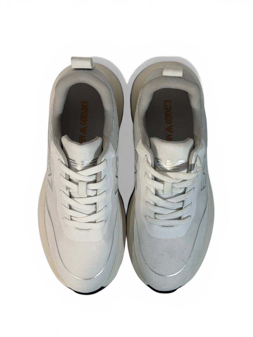 EA7 Emporio Armani White Sneakers 🤍⚡ | Clean Sport Luxury - MASTERPIECE
