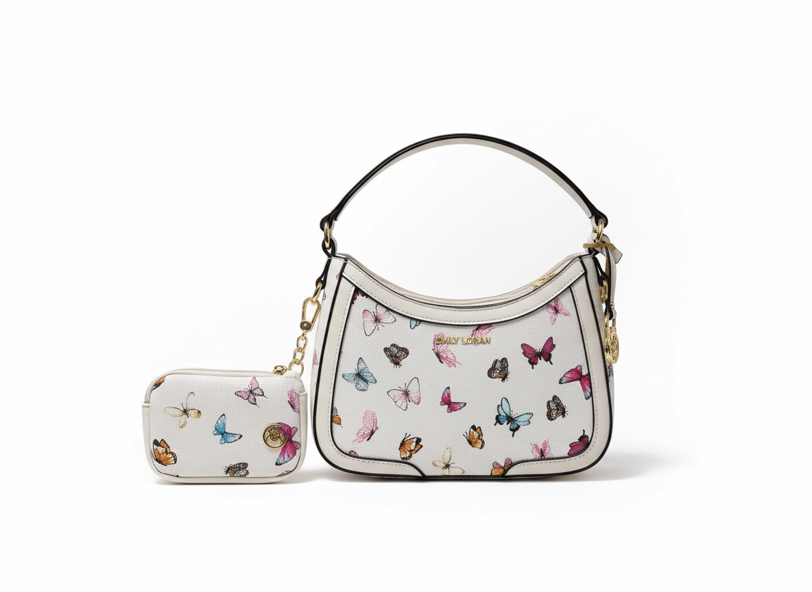 EMILY LORAN Butterfly Shoulder Bag 🦋✨ | Soft Chic Statement - MASTERPIECE