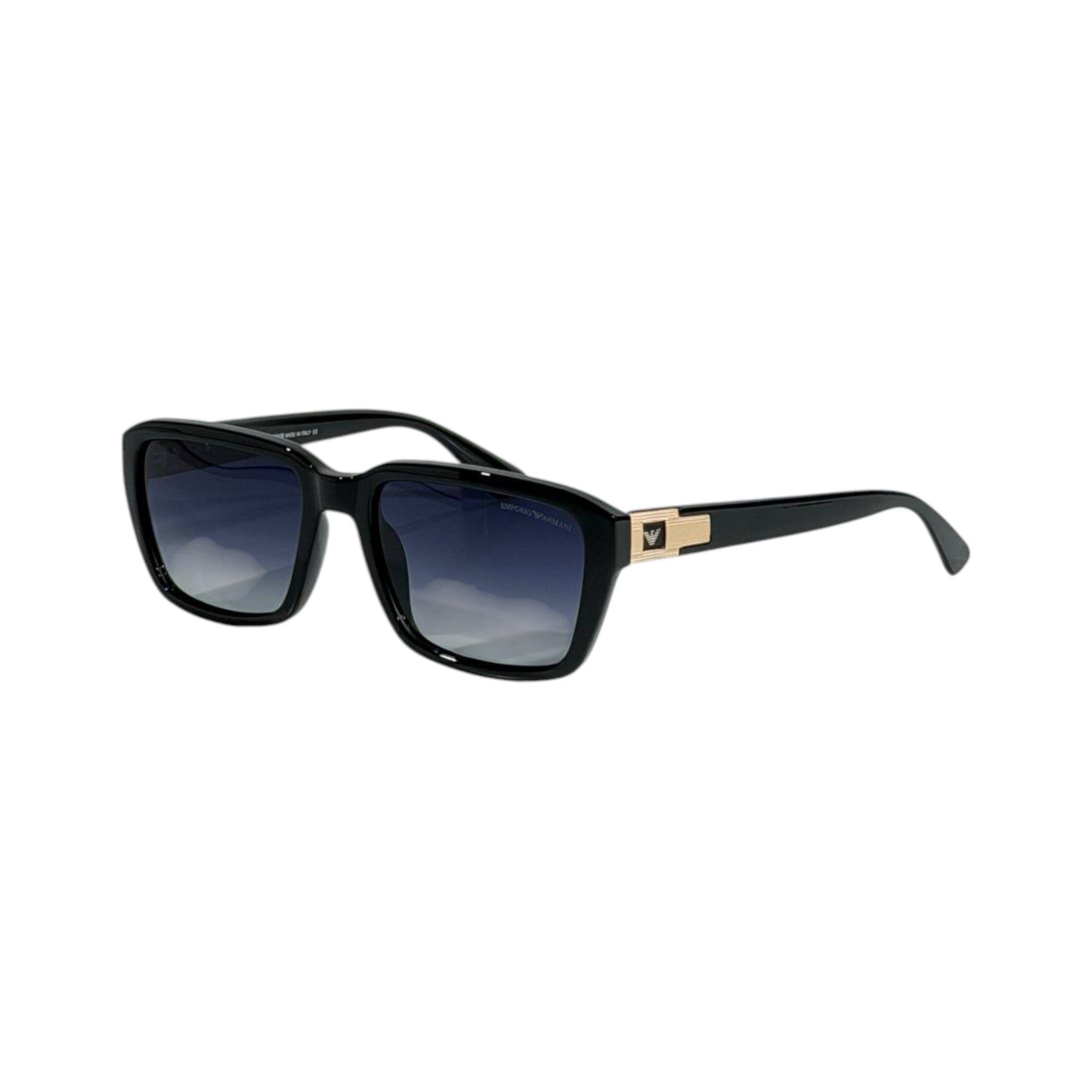 Emporio Armani Square Sunglasses – Black Frame Gradient Lens Luxury 🕶️✨ - MASTERPIECE