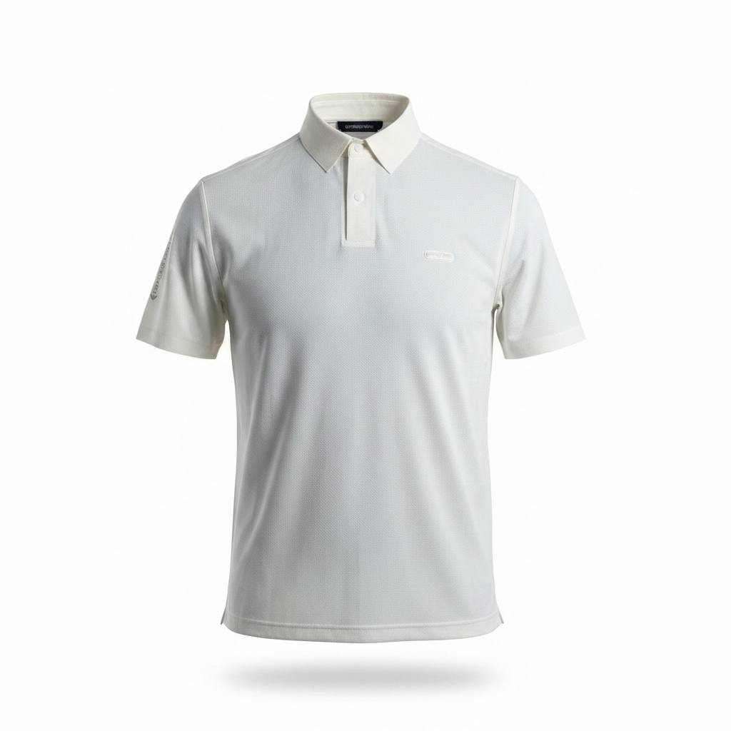 Emporio Armani White Premium Polo Shirt – Luxury Smart Casual Essential 🤍✨ - MASTERPIECE