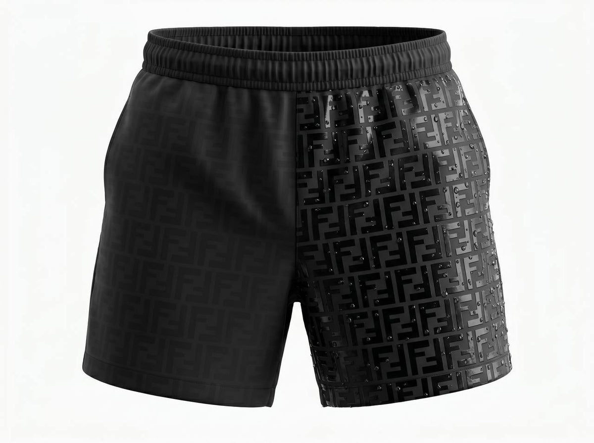Fendi FF Hydro-Reveal Swim Shorts 🌊🖤✨ - MASTERPIECE