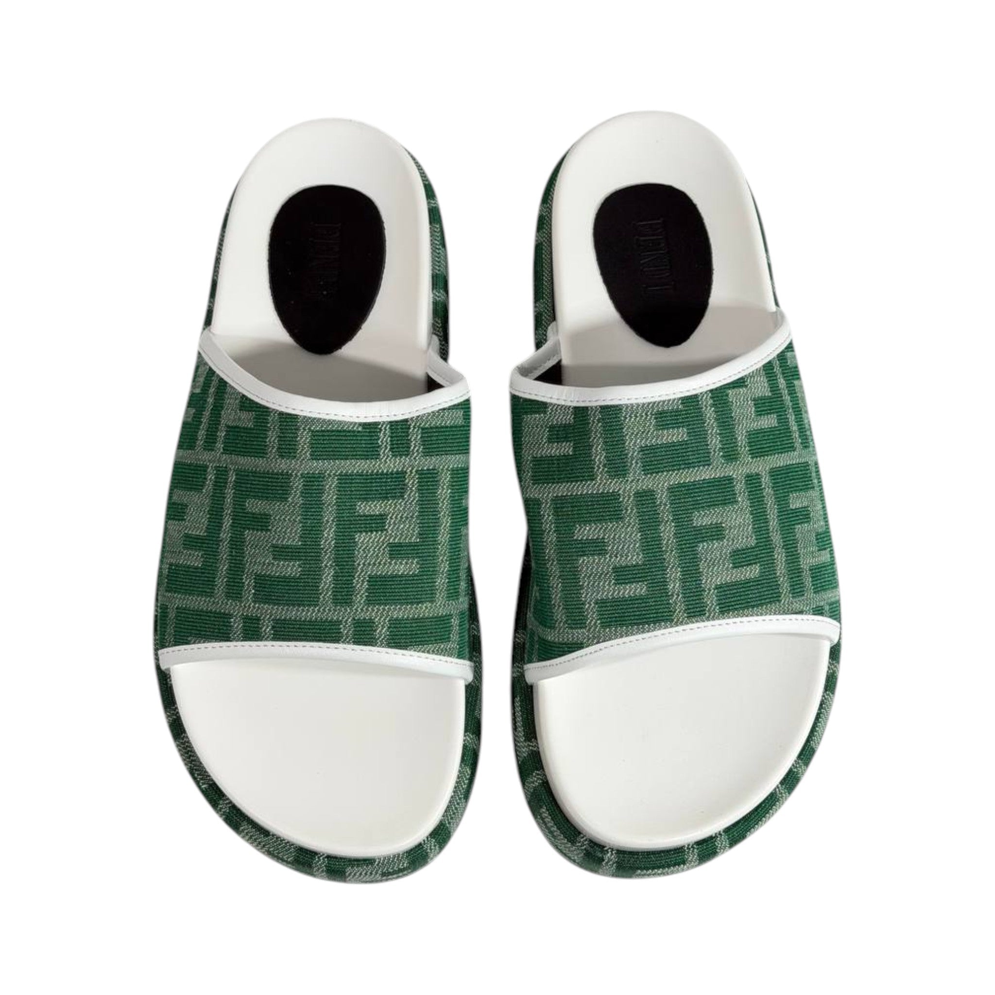 Fendi Green Platform Slides – Luxe Statement Summer Sandals 💚✨ - MASTERPIECE