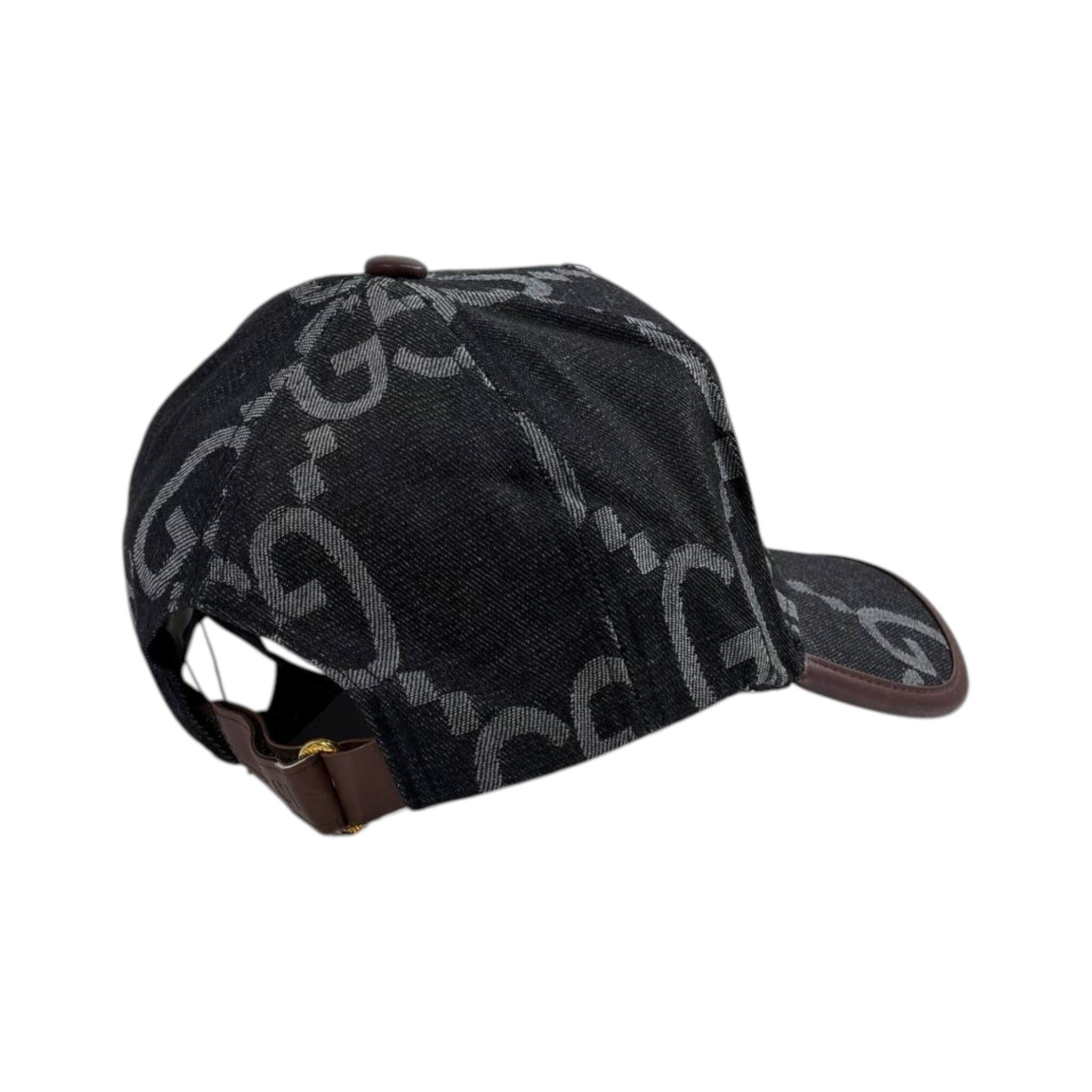 🧢 GG Monogram Grey Cap | Premium Pattern Edition 🔥🩶 - MASTERPIECE