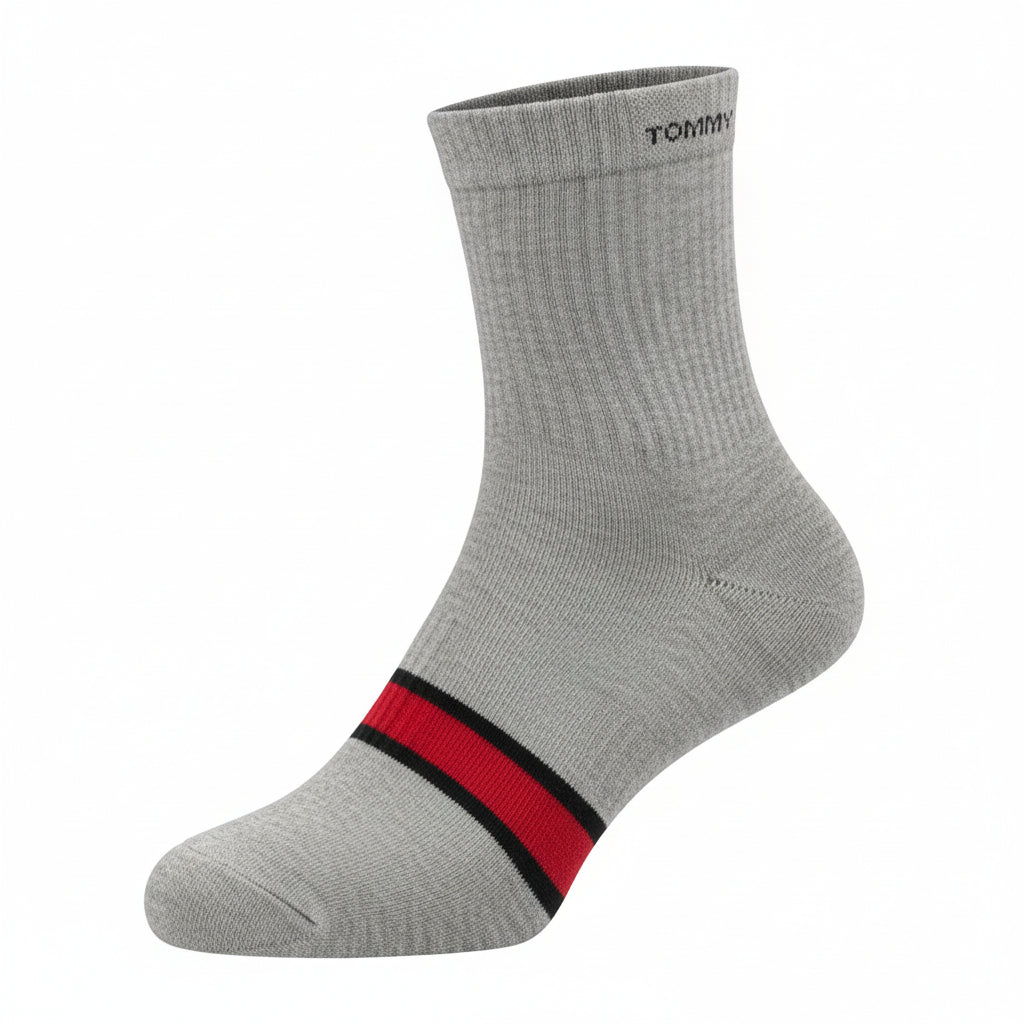 Tommy Hilfiger Striped Crew Socks Gift Box – Pack of 6 Premium Essentials 🧦🎁