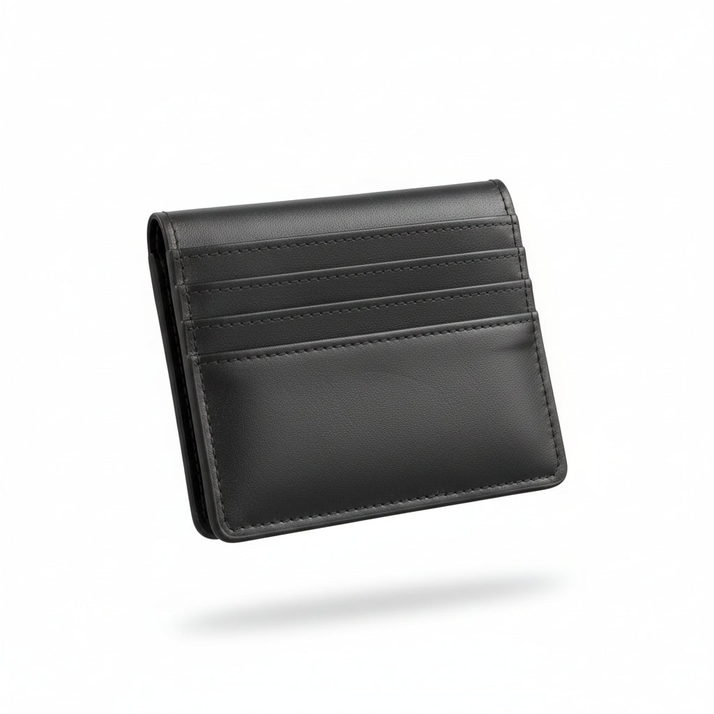 Coach Signature Slim Card Holder – Black Luxury Minimal Wallet 🖤✨