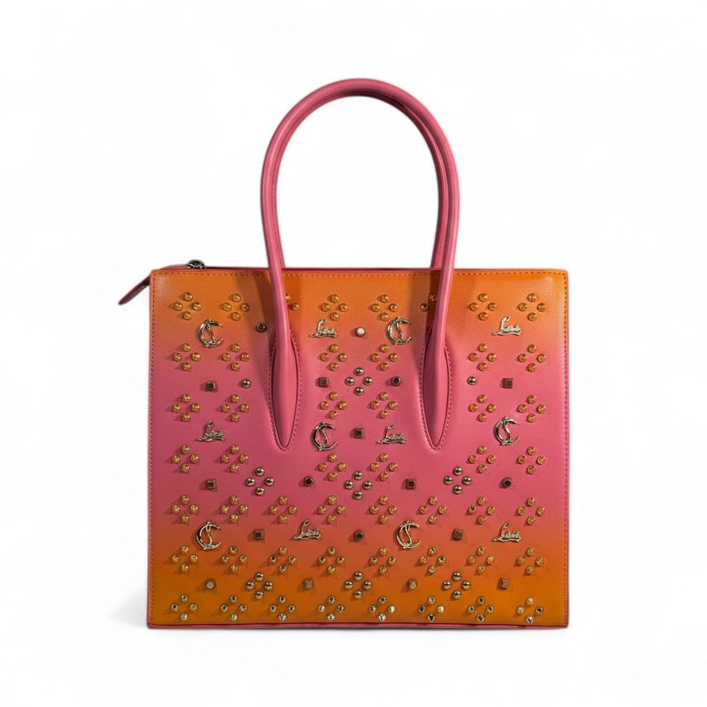🧡💖 Christian Louboutin-Inspired “Sunset Studded Cabata” Tote 💖🧡
