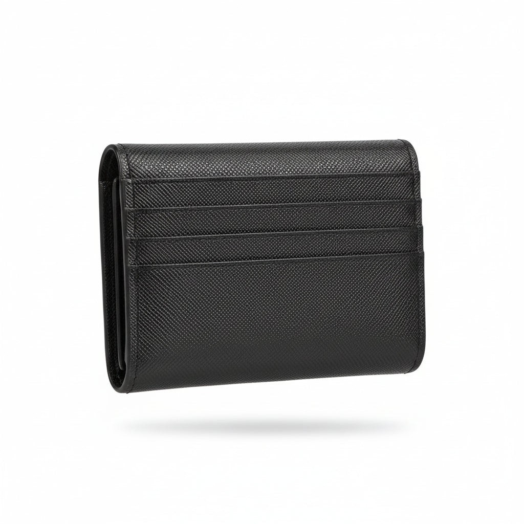 Prada Milano Black Saffiano Card Holder š¤āØ Luxury Slim Wallet