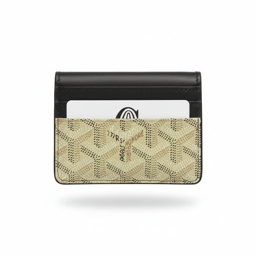 Goyard Beige Card Holder – Paris Heritage Monogram 🤍✨