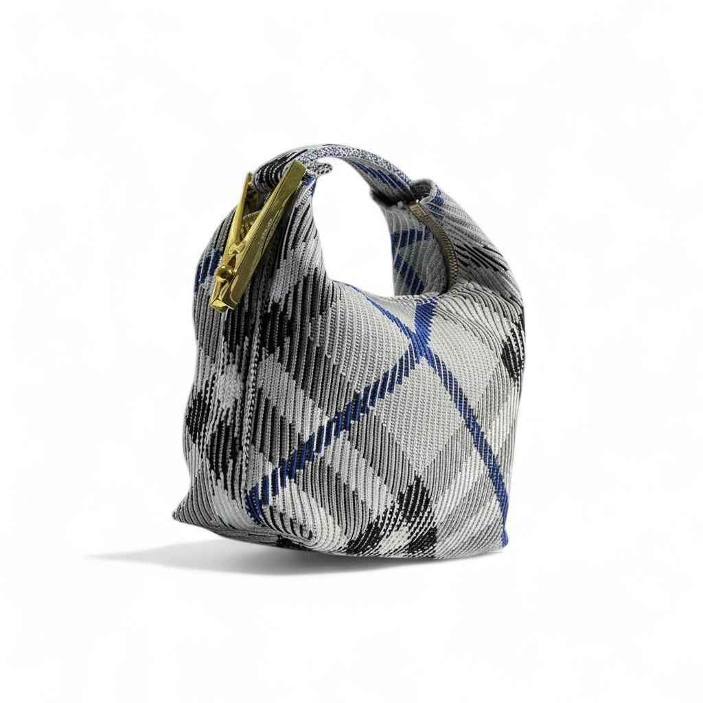 Burberry Check Mini Top Handle Bag 🖤💙✨ | Iconic Plaid Designer Purse
