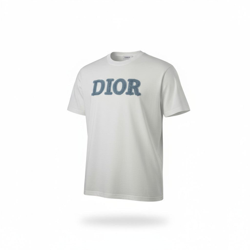 🤍 Dior Bold Logo Tee – Iconic Simplicity, Parisian Power 💙
