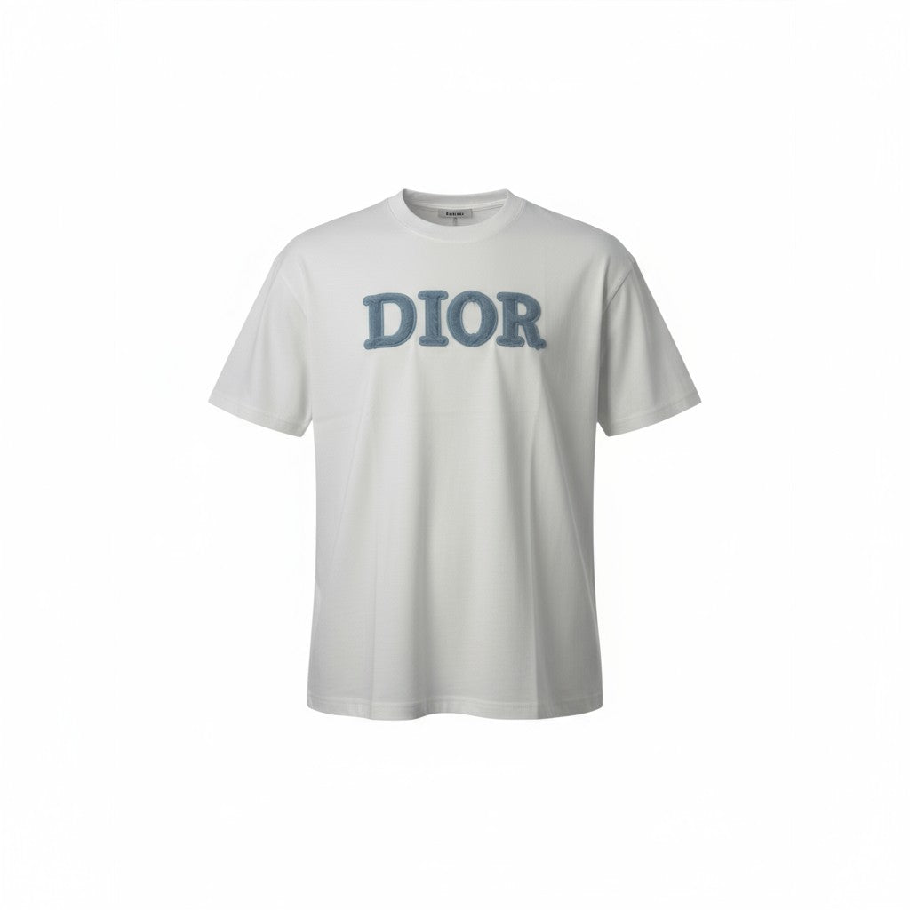 🤍 Dior Bold Logo Tee – Iconic Simplicity, Parisian Power 💙