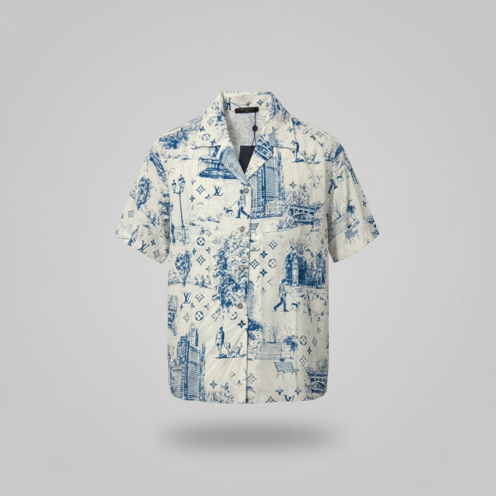 💙 Louis Vuitton Toile de Jouy Set – Parisian Art Meets Summer Vibes 🏛️