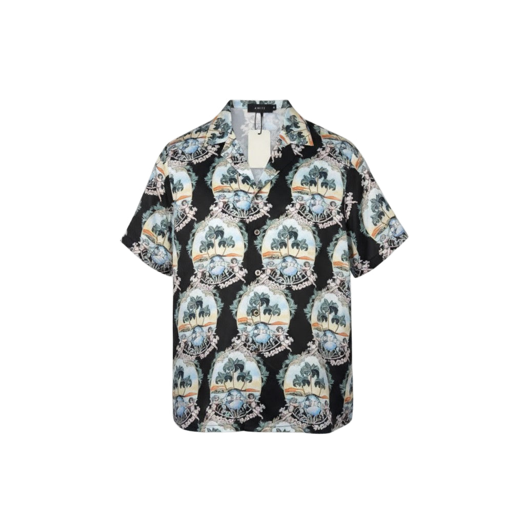 🌴 AMIRI Tropical Vacation Set – Sunset Luxury in Motion 🐚