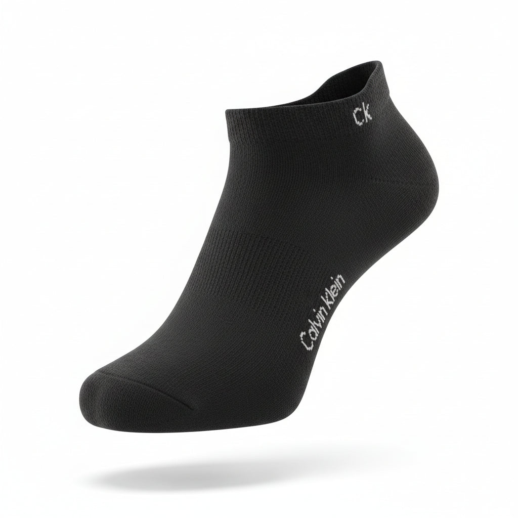 Calvin Klein Black Low-Cut Socks – Pack of 3 Minimal Comfort 🧦🖤