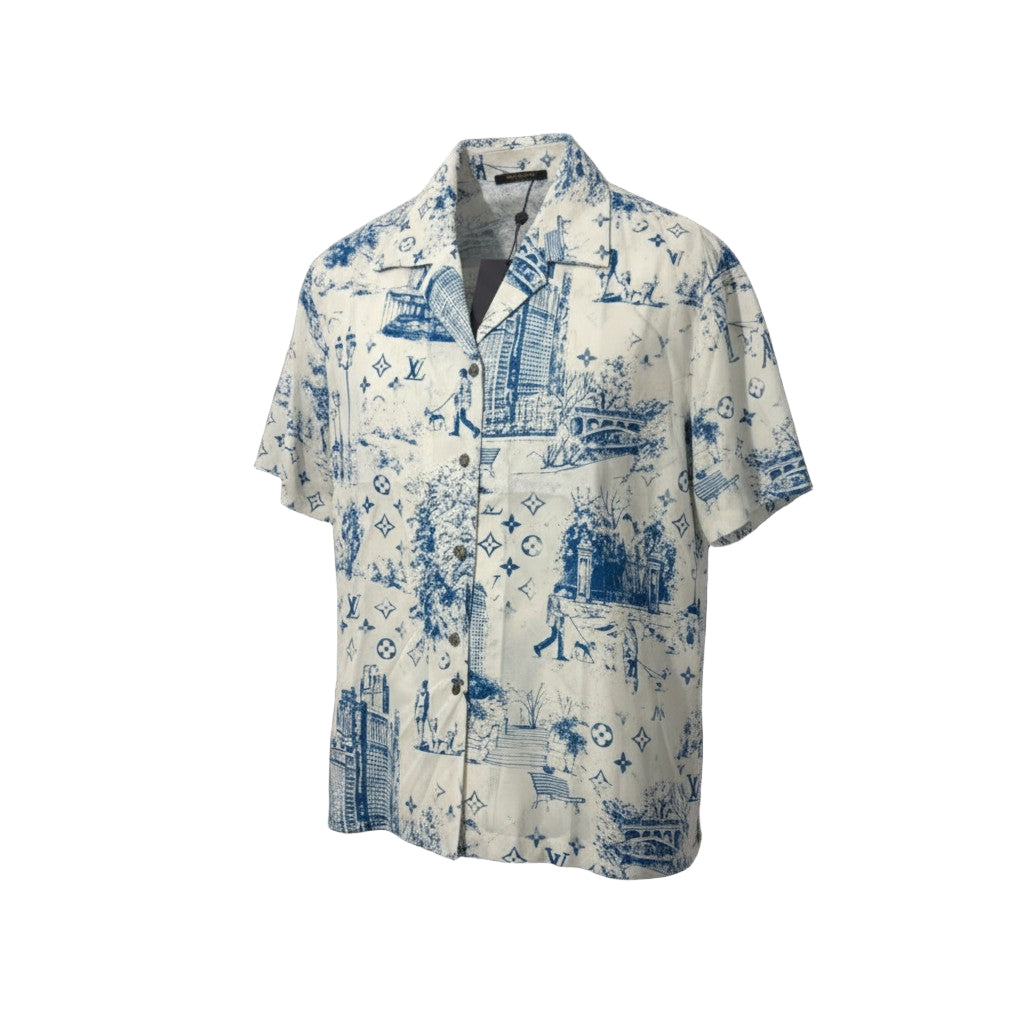 💙 Louis Vuitton Toile de Jouy Set – Parisian Art Meets Summer Vibes 🏛️