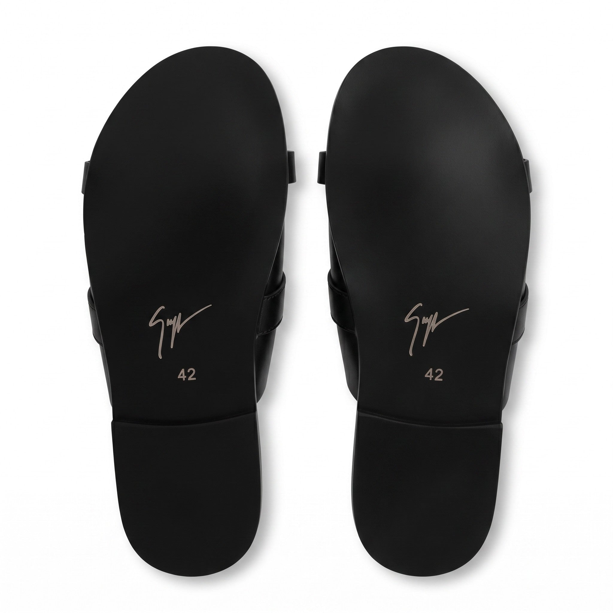 Giuseppe Zanotti Double Cross Toe-Ring Sandals – Black Gold - MASTERPIECE