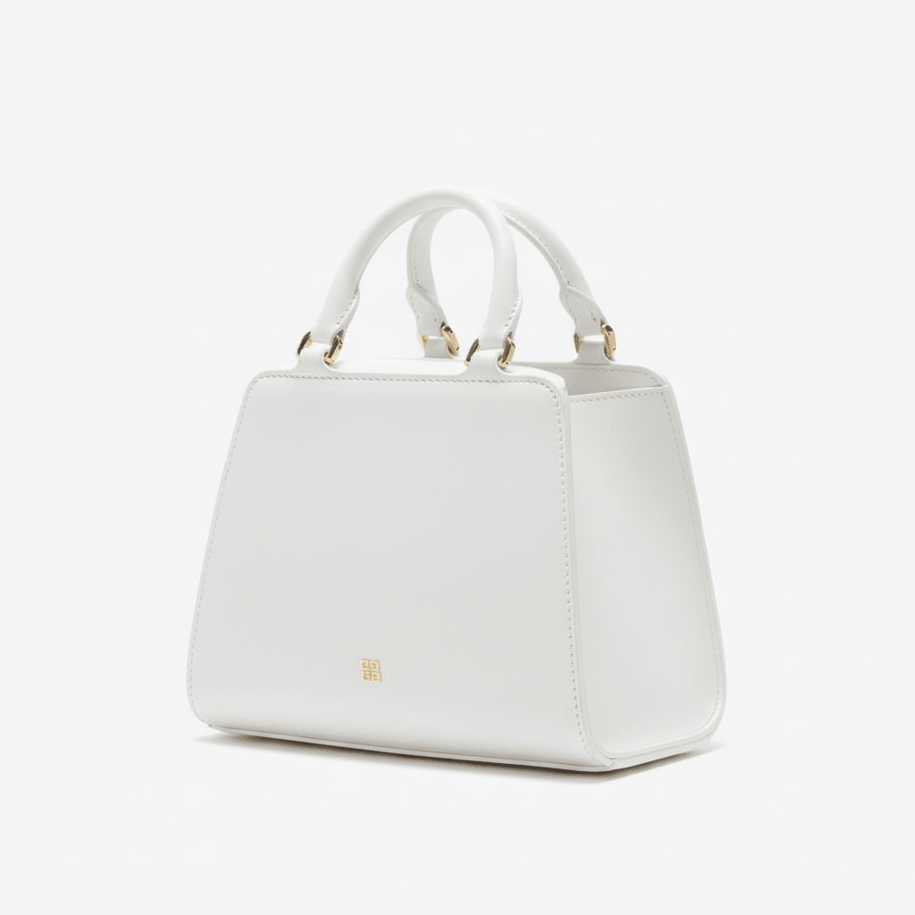 Givenchy Mini Top Handle Bag White with Gold Charm 🤍✨🔗 - MASTERPIECE
