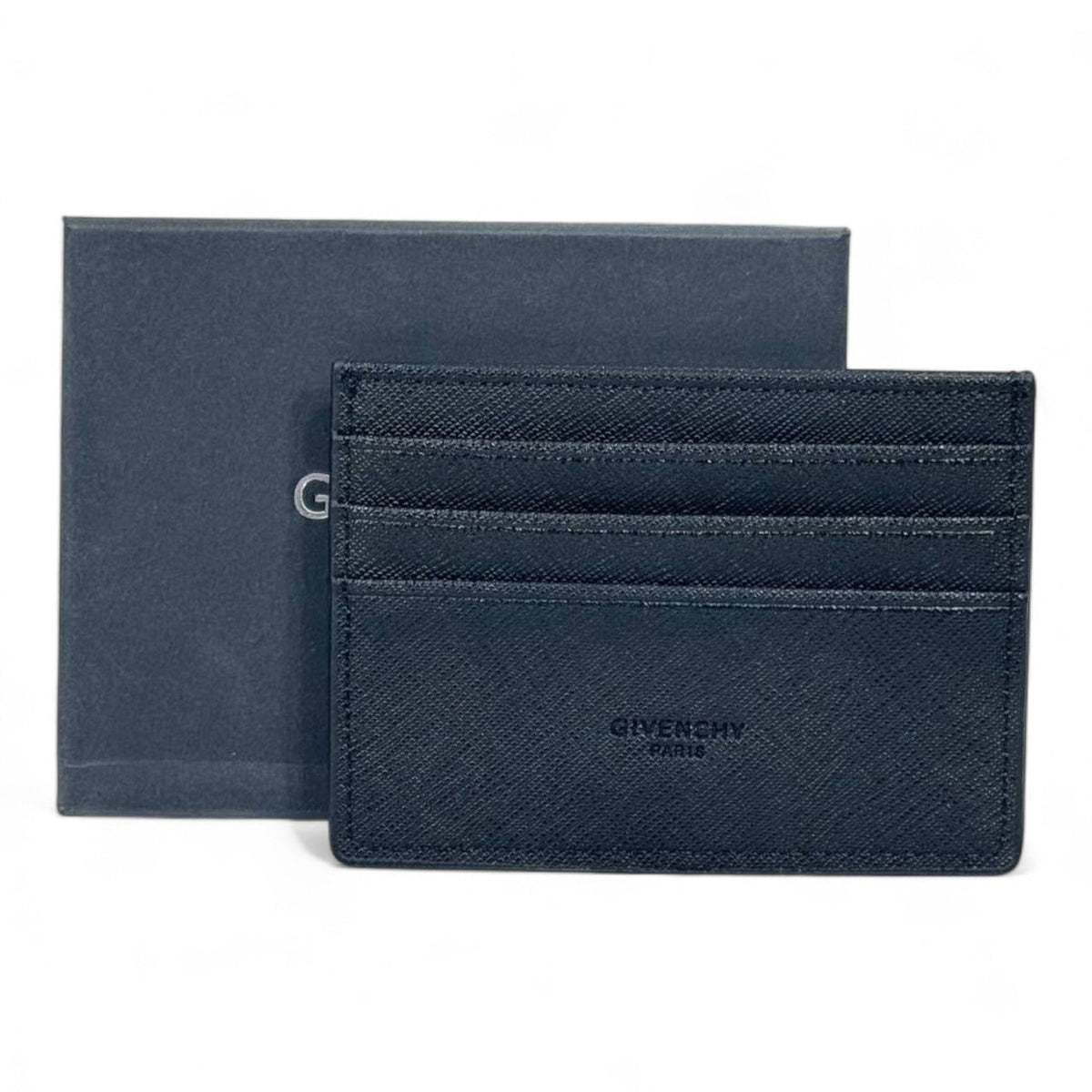 Givenchy Paris Leather Card Holder — Black - MASTERPIECE